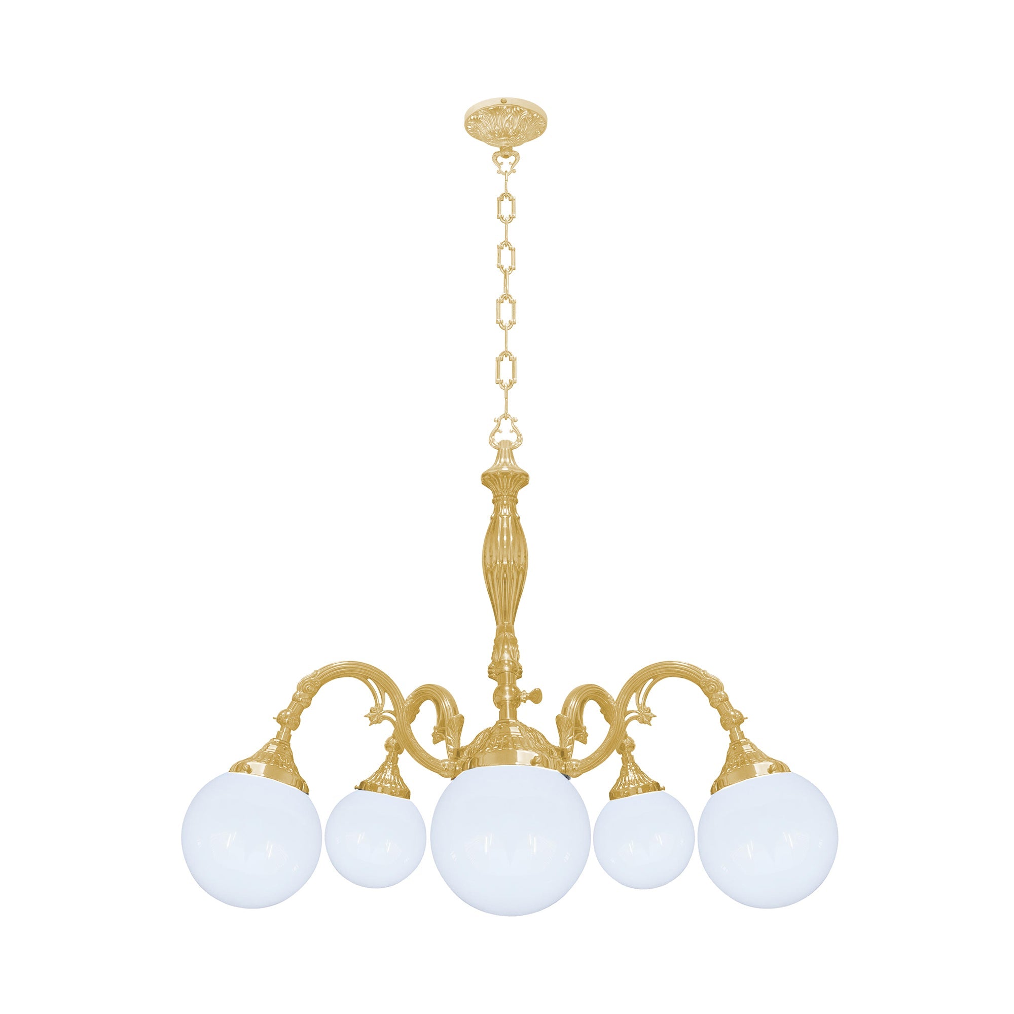Classic Chandelier Milazzo III Glass