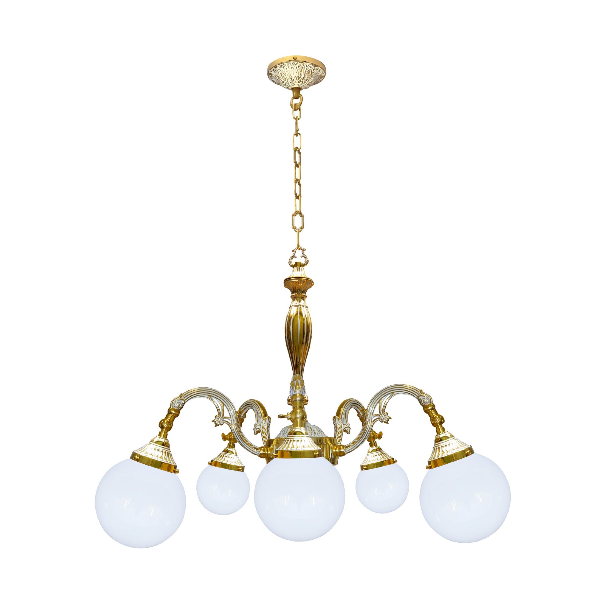 Classic Chandelier Milazzo III Glass