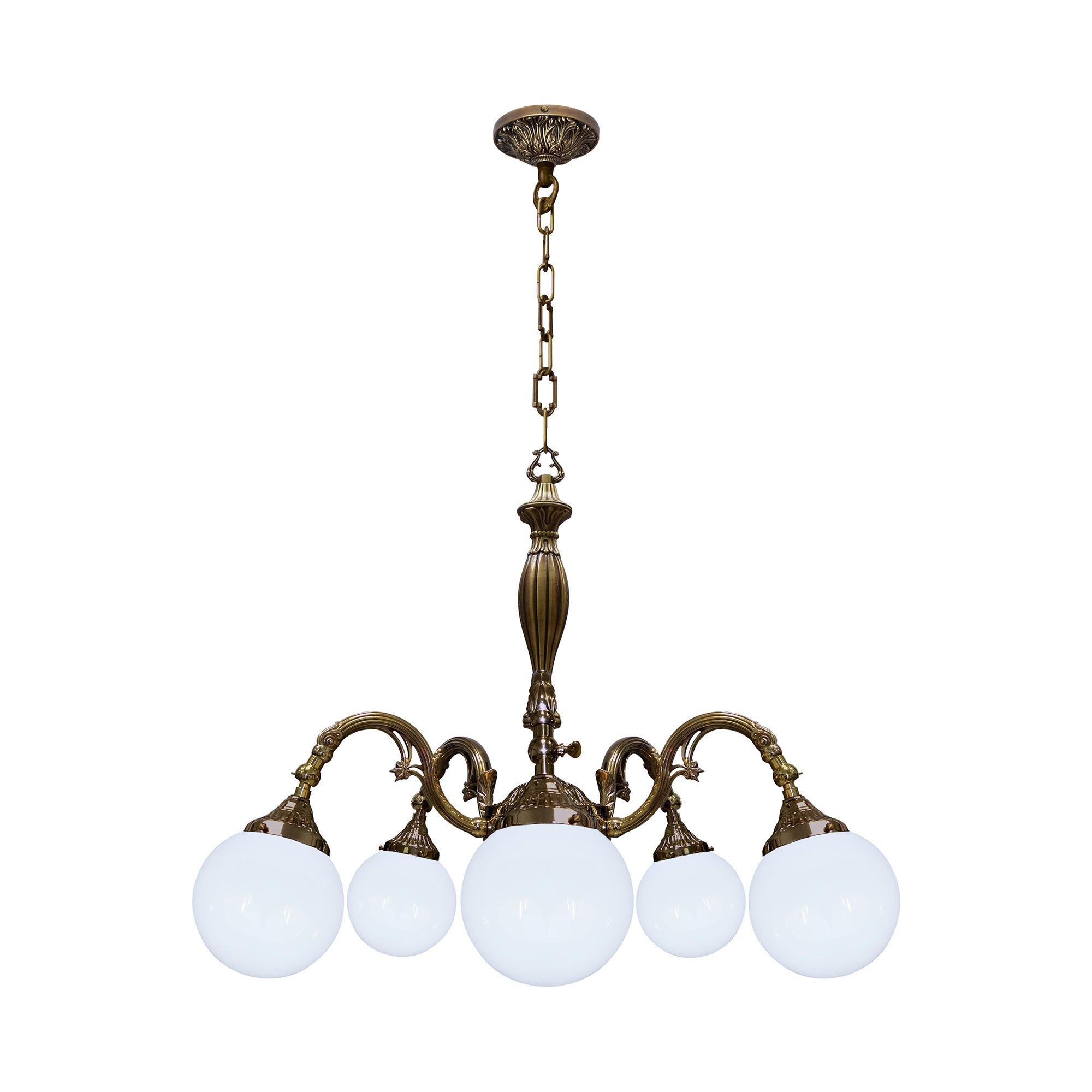 Classic Chandelier Milazzo III Glass