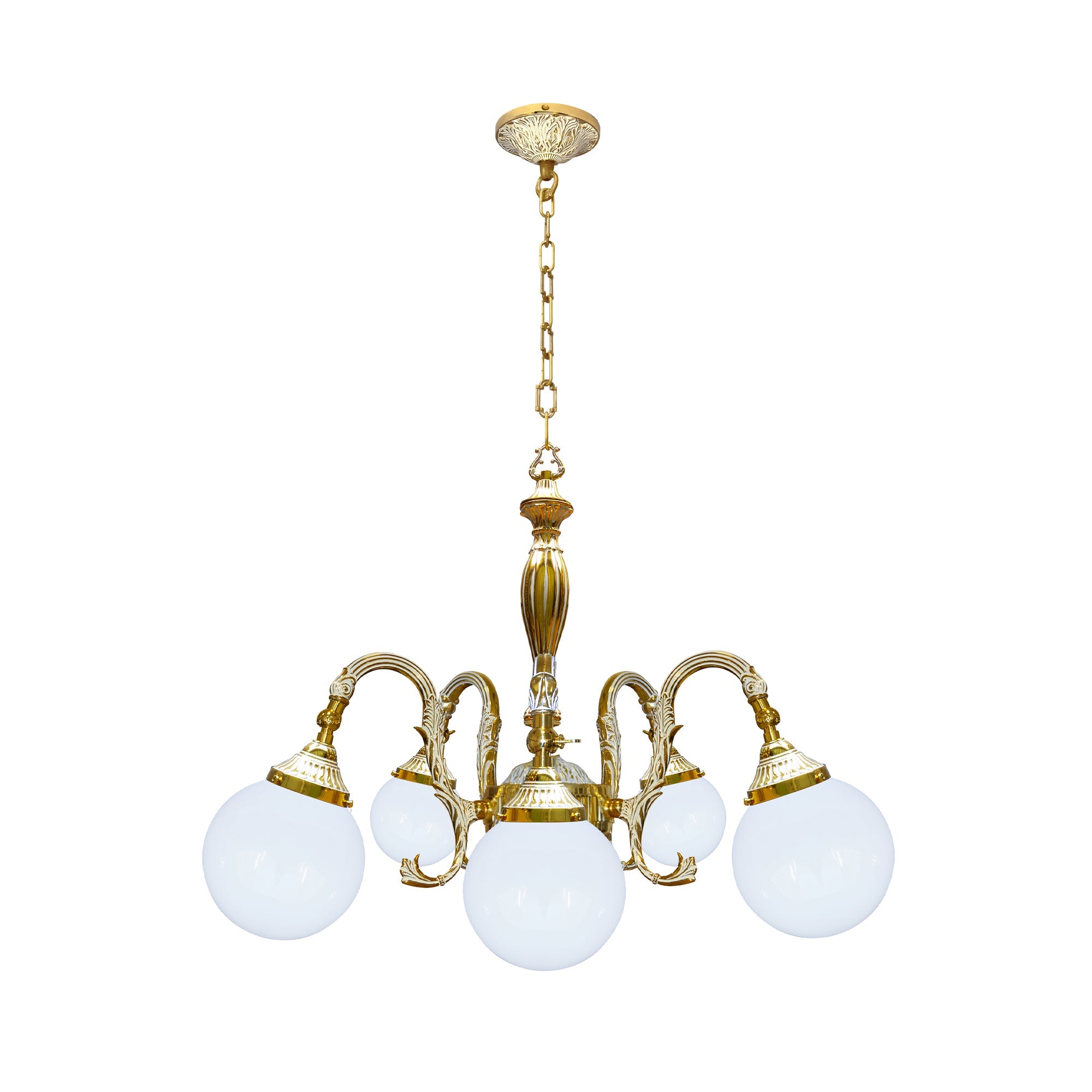 Classic Chandelier Milazzo IV Glass