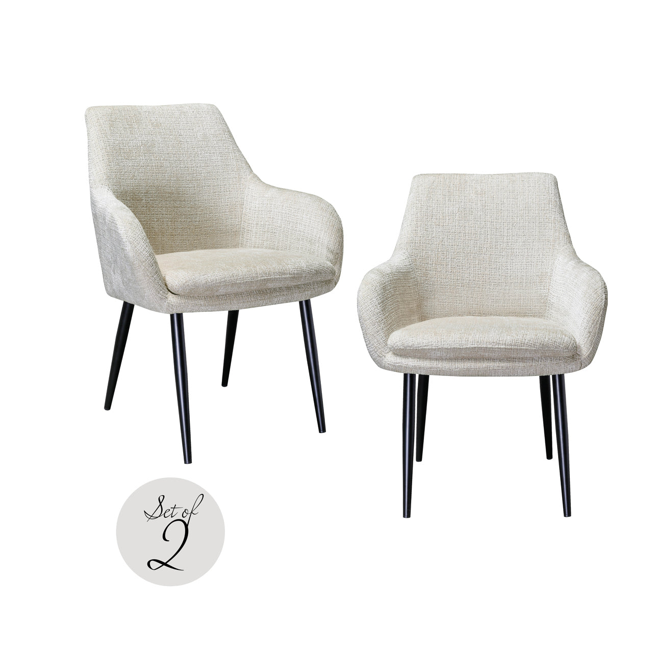 Dining chair Chrissy niagara beige (Set of 2)