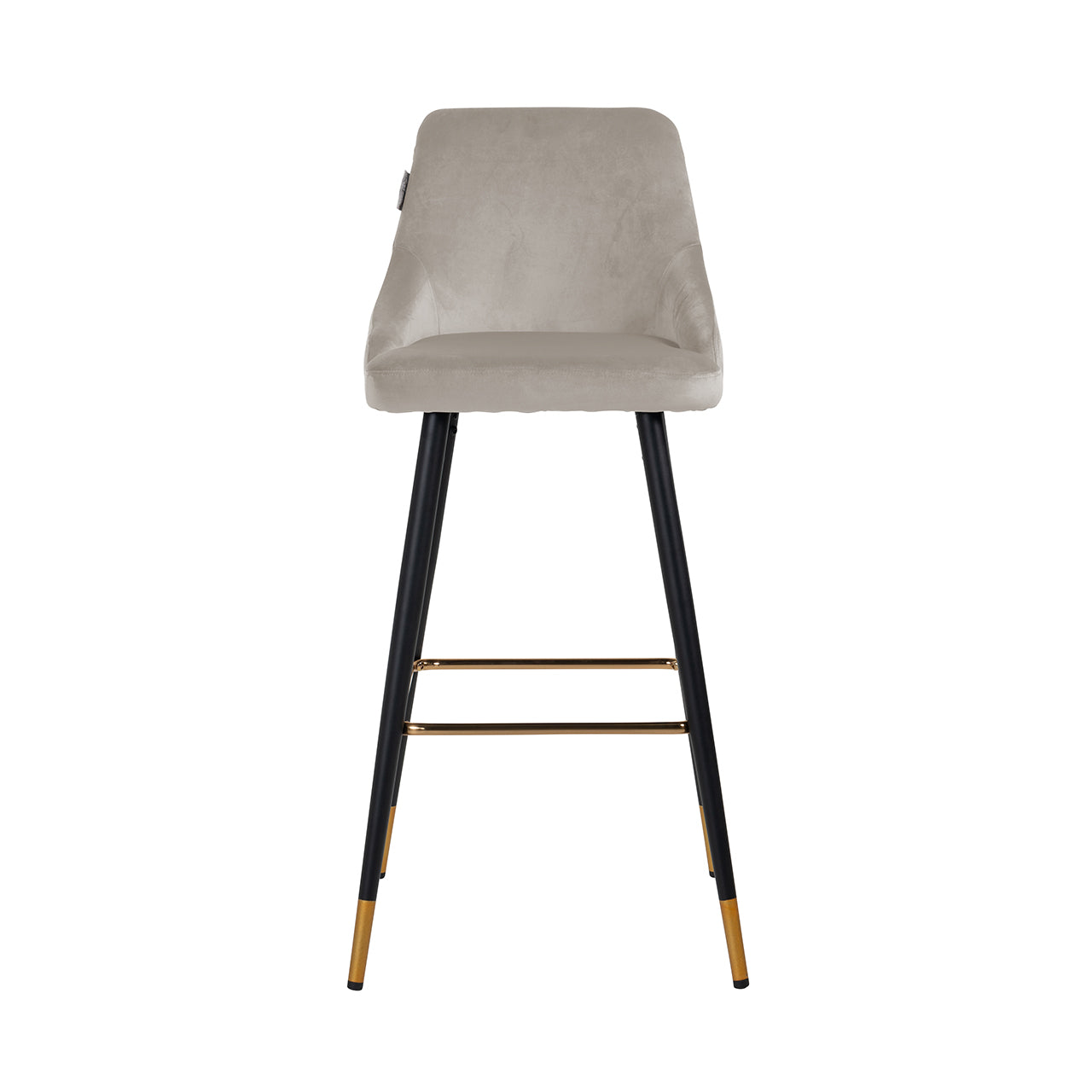 Barhocker Imani Khaki Samt (Quartz Khaki 903)