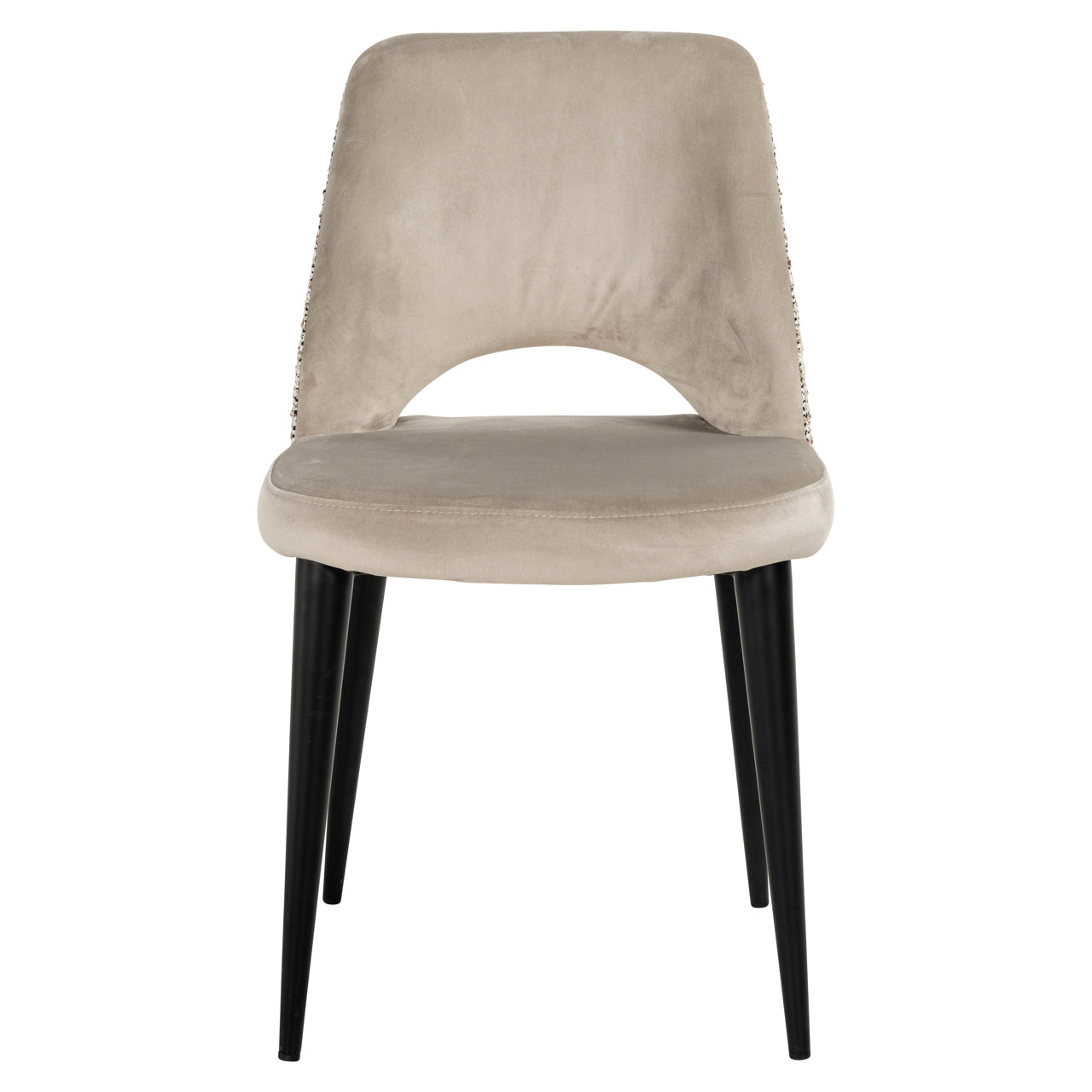 Dining chair Tabitha trendy nature fire retardant (Set of 2)