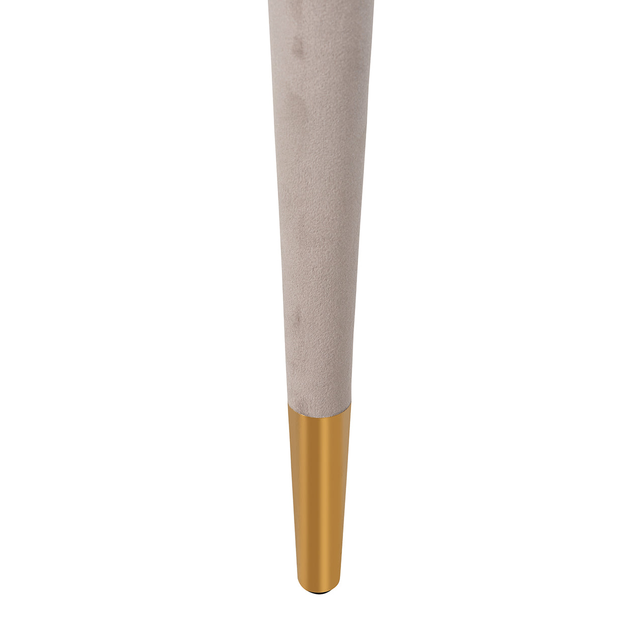 Stuhl Gia, khakifarbener Samt, feuerhemmend (FR-Quartz 903 Khaki)