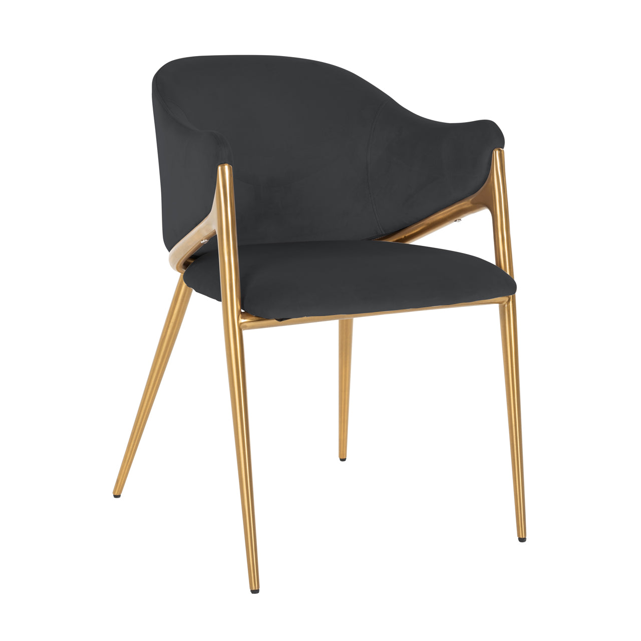 Dining chair Gwen quartz anthracite fire retardant