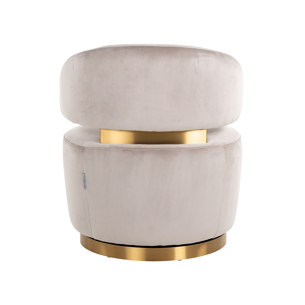 Draaistoel Maxime khaki fluweel (Quartz Khaki 903)