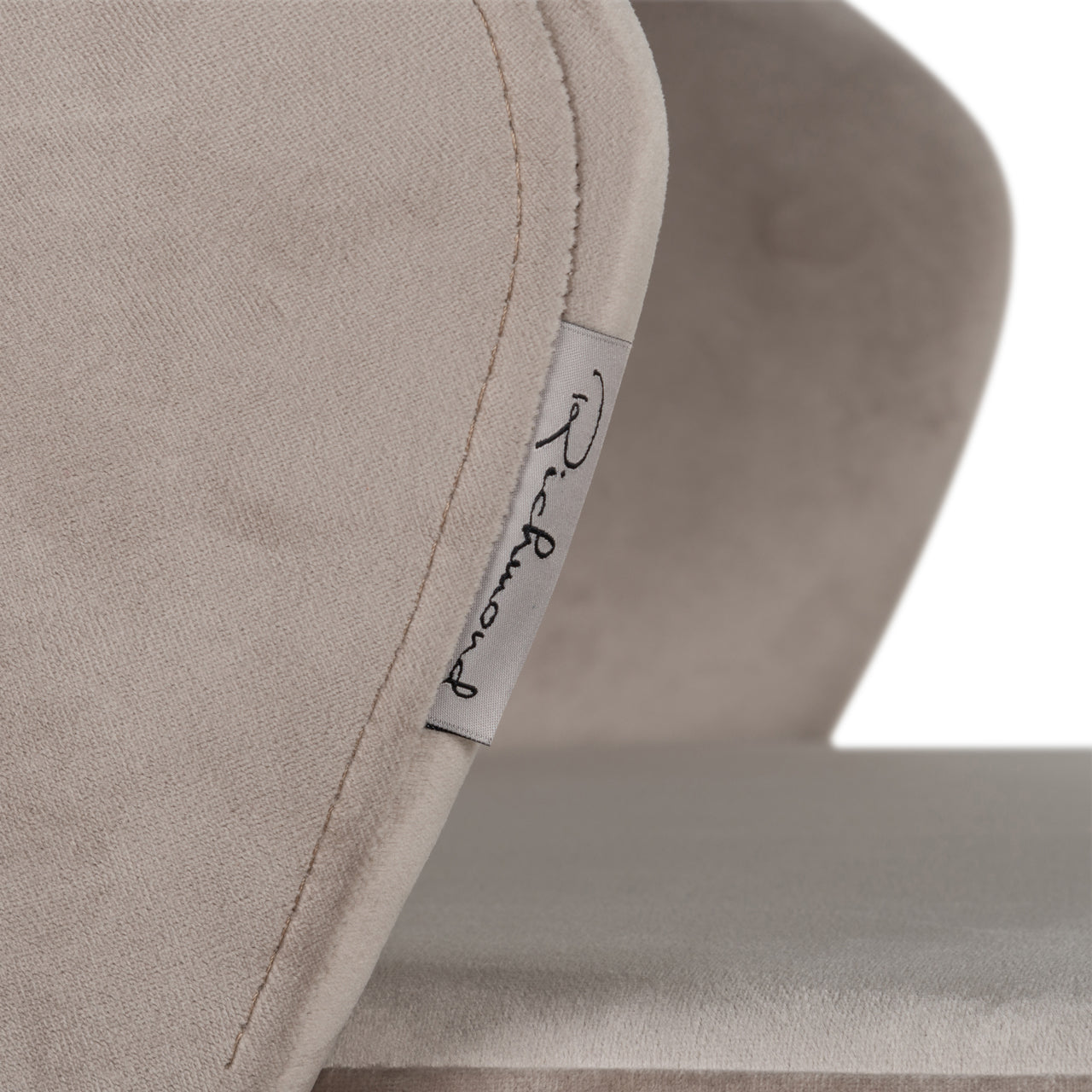 Counter stool Savoy khaki velvet
