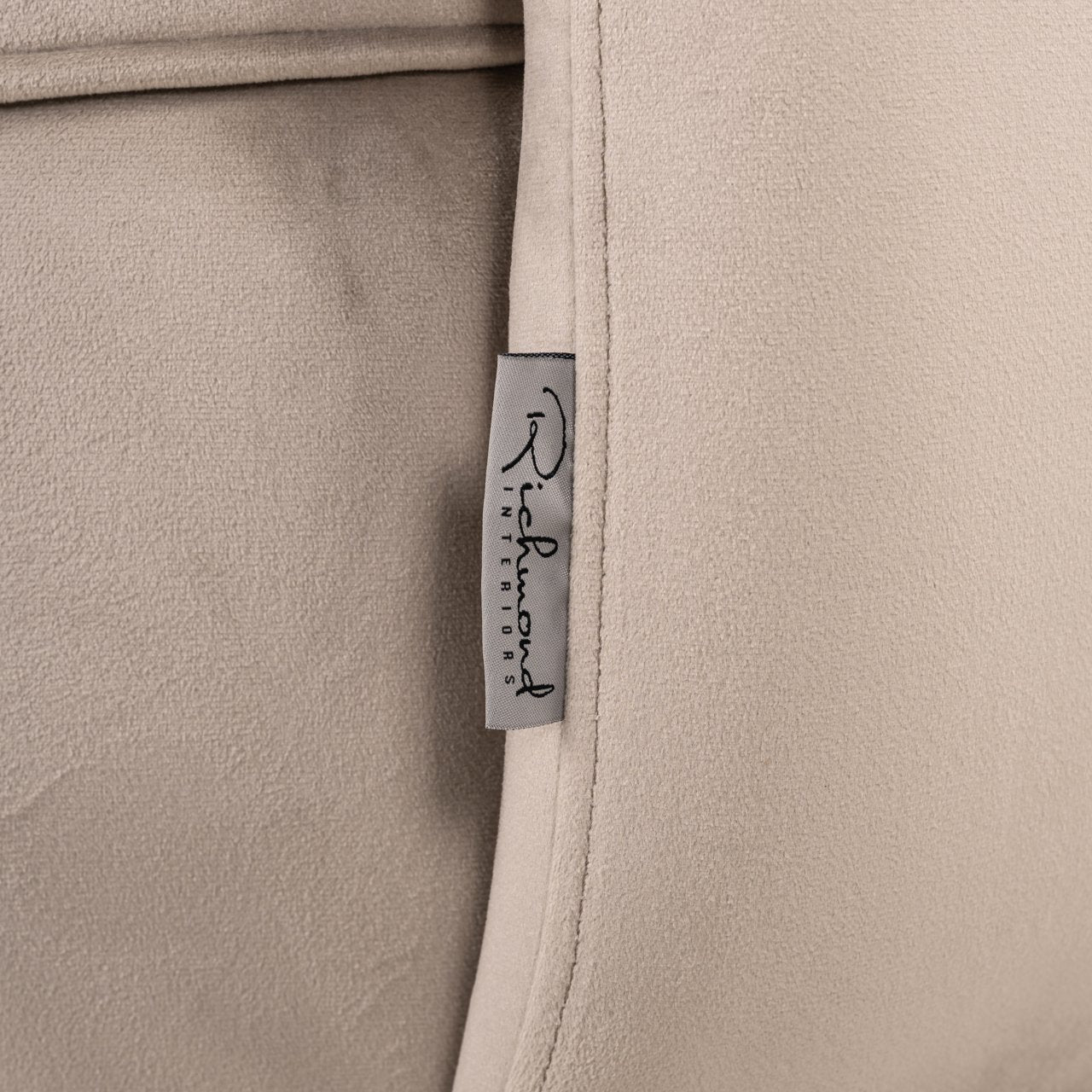 Lounge chair Turner khaki velvet swivel fire retardant