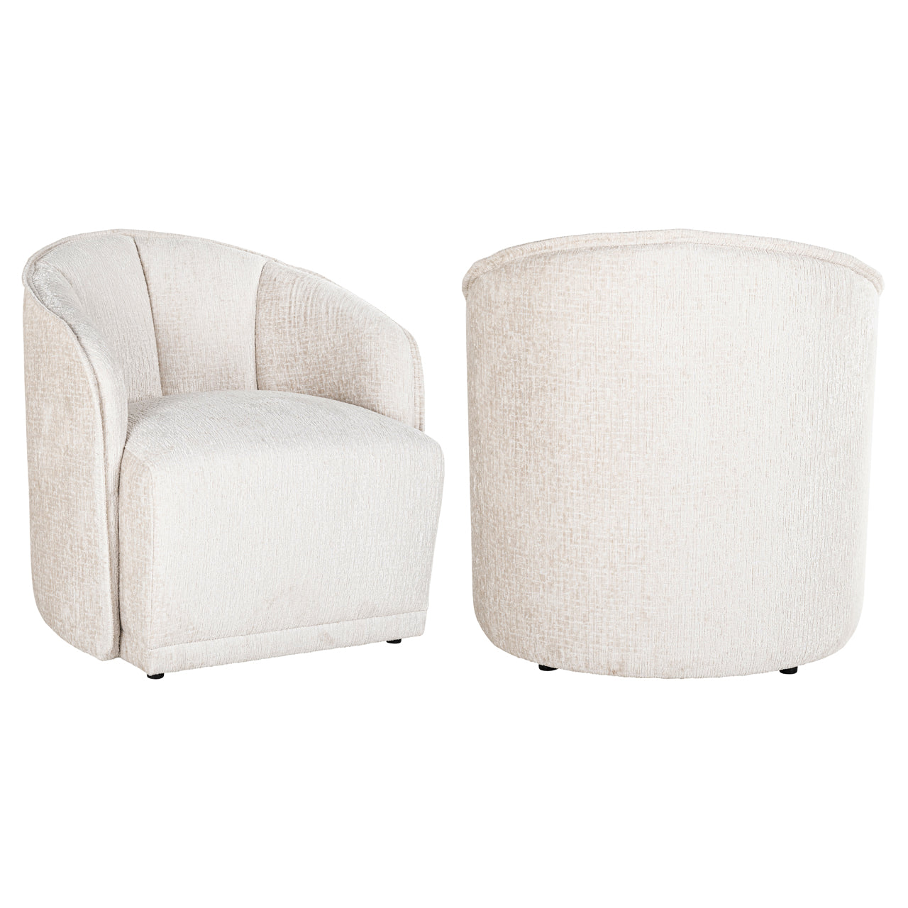 Lounge chair Maryse cream fusion