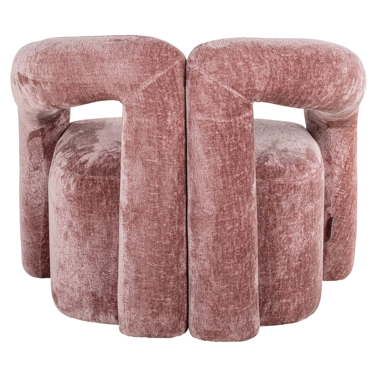 Lounge chair Dana rose chenille