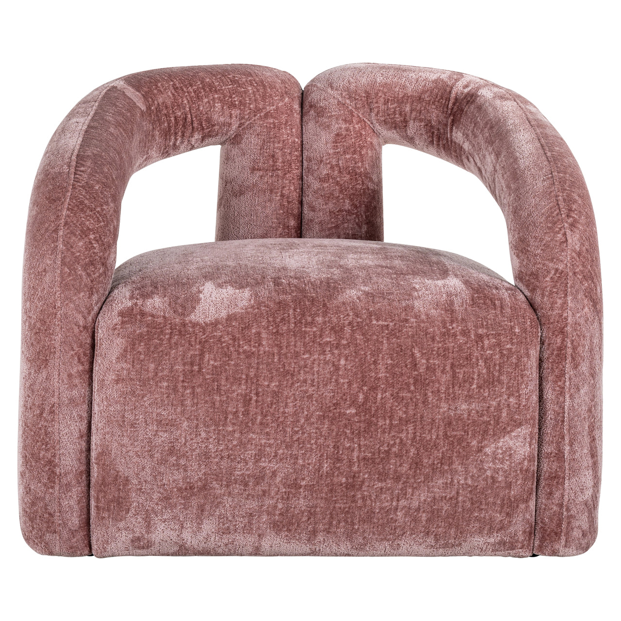 Lounge chair Dana rose chenille