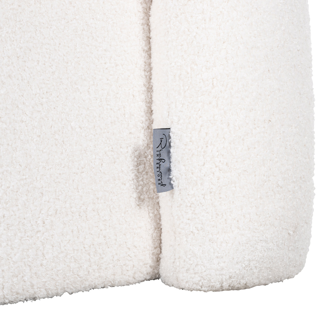Lounge chair Dana white furry