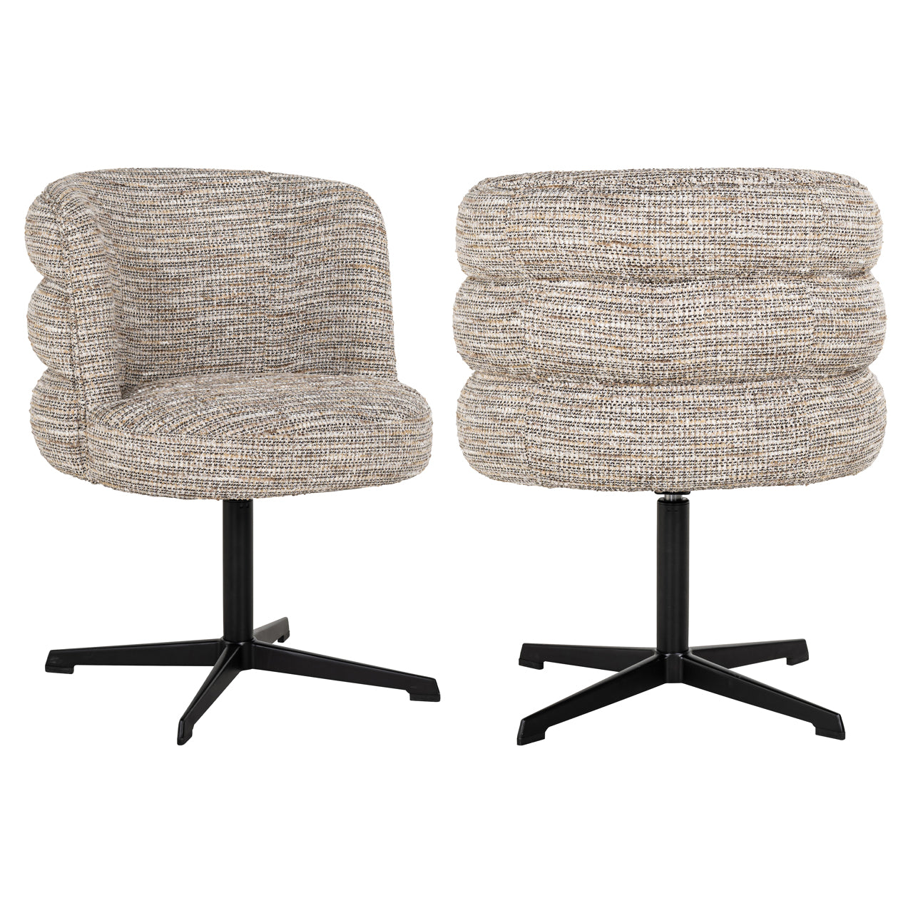 Dining chair Alexander Jones beige coco swivel (Chadwick)