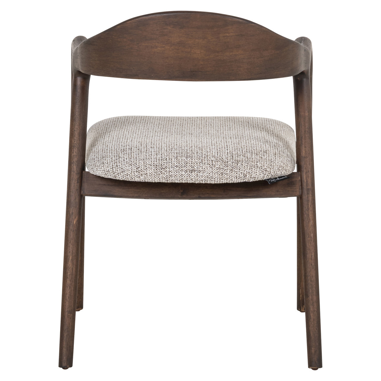 Dining chair Mihara mocca fancy fire retardant
