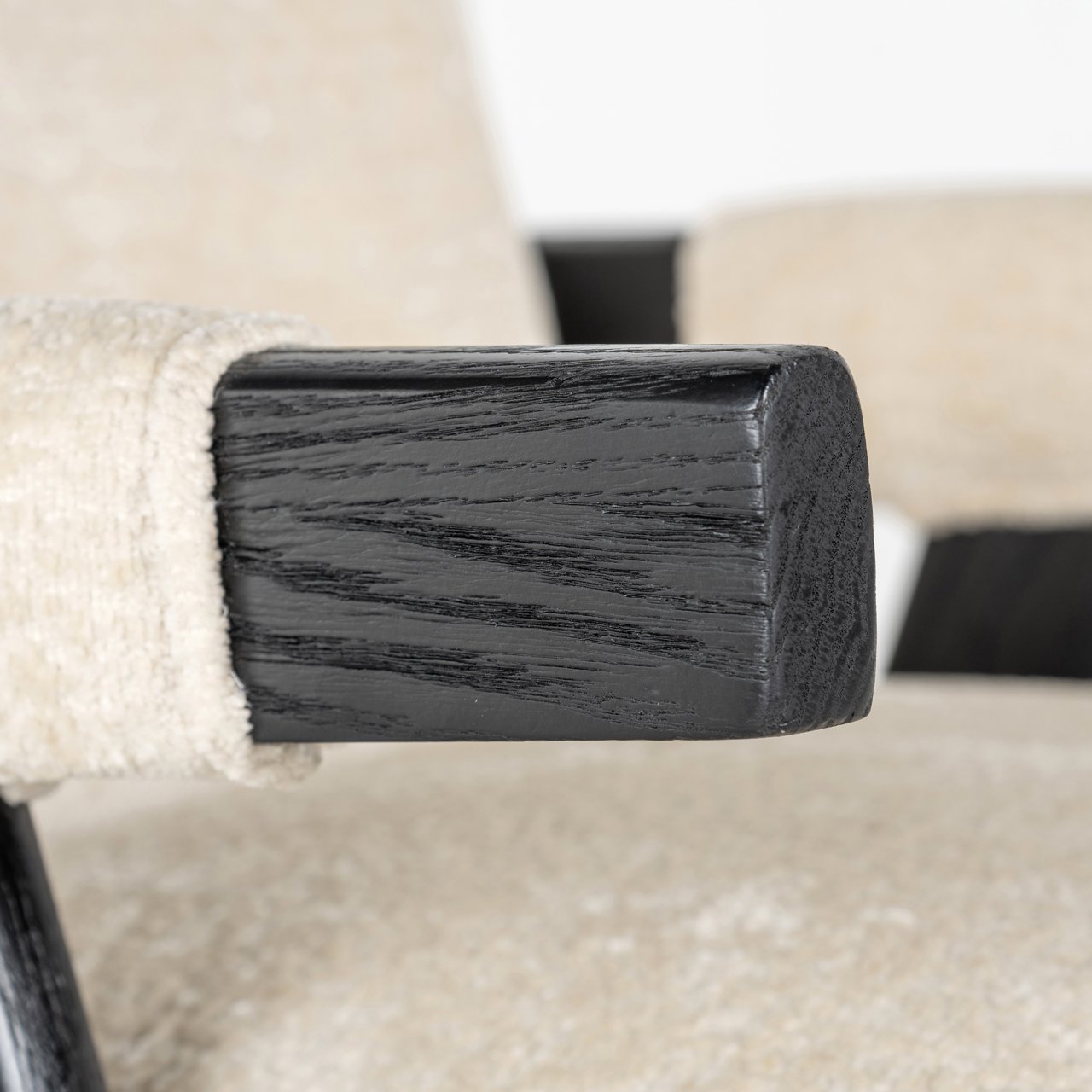 Dining chair Cooper white chenille