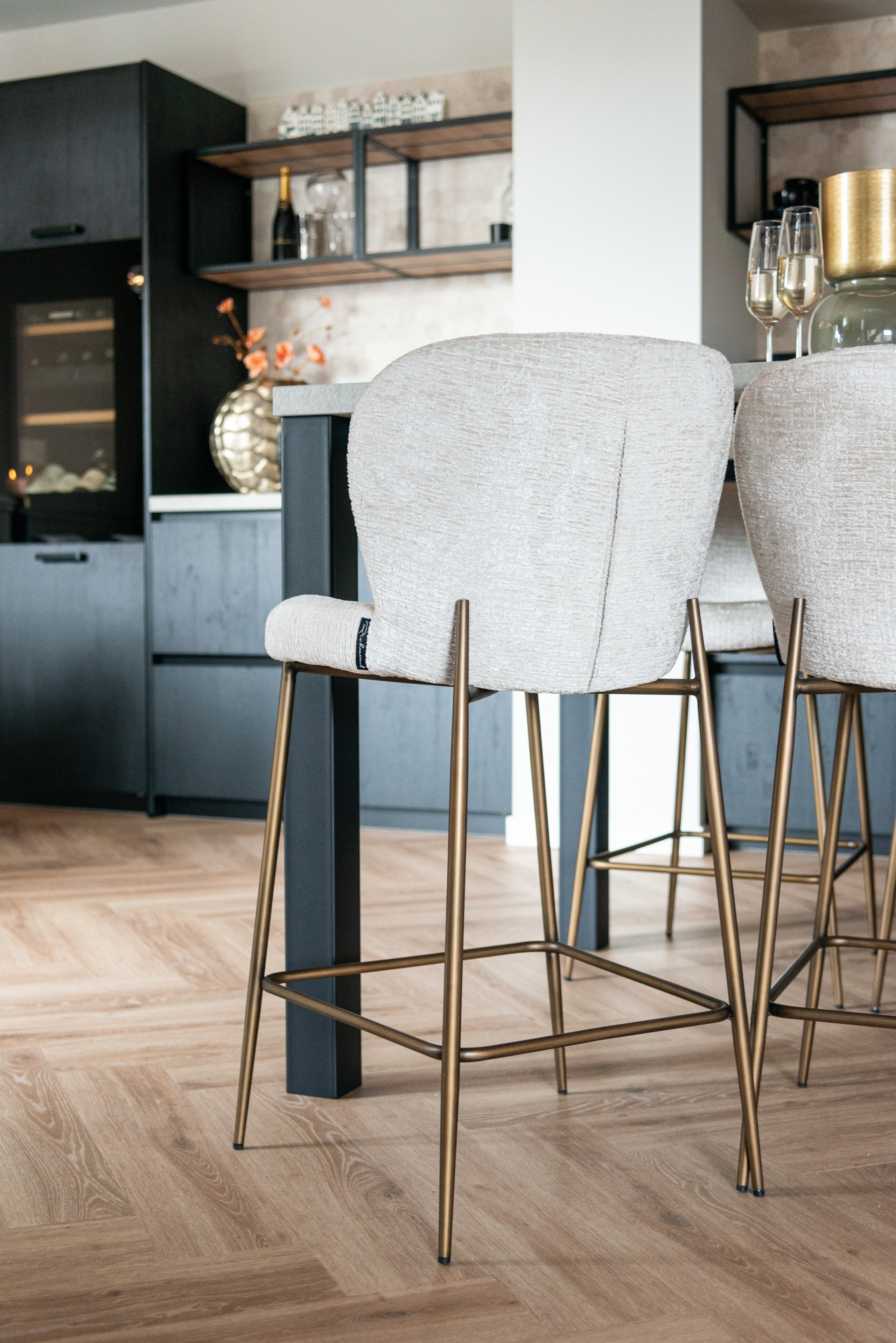 Counter stool Darby cream fusion