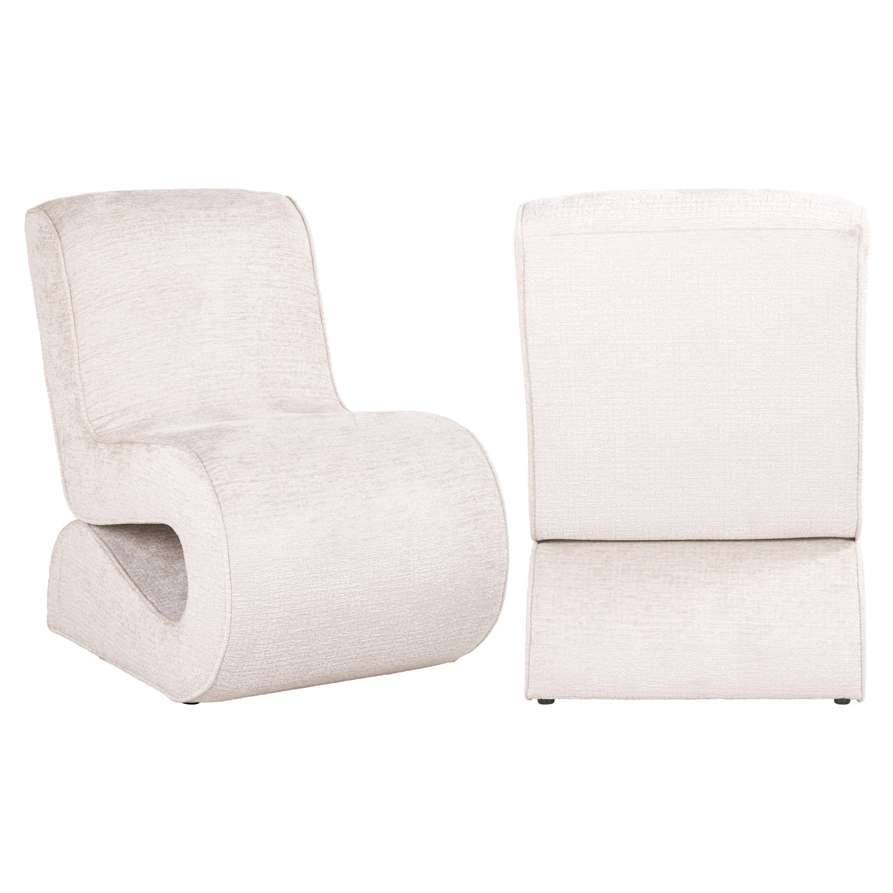 Lounge chair Frankie cream fusion