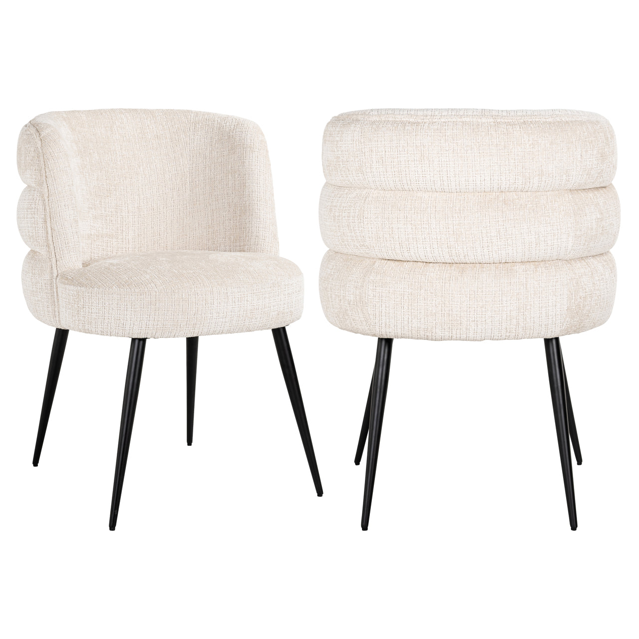 Dining chair Stella niagara beige fire retardant
