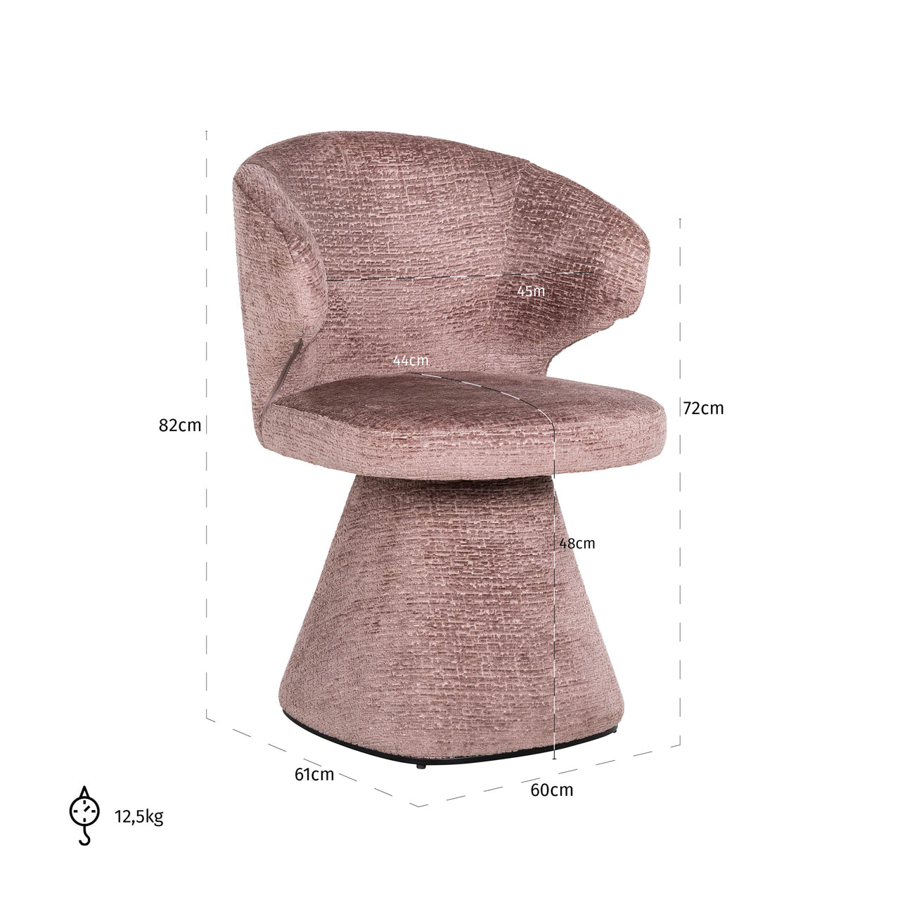 Dining chair Gatsbi pale fusion
