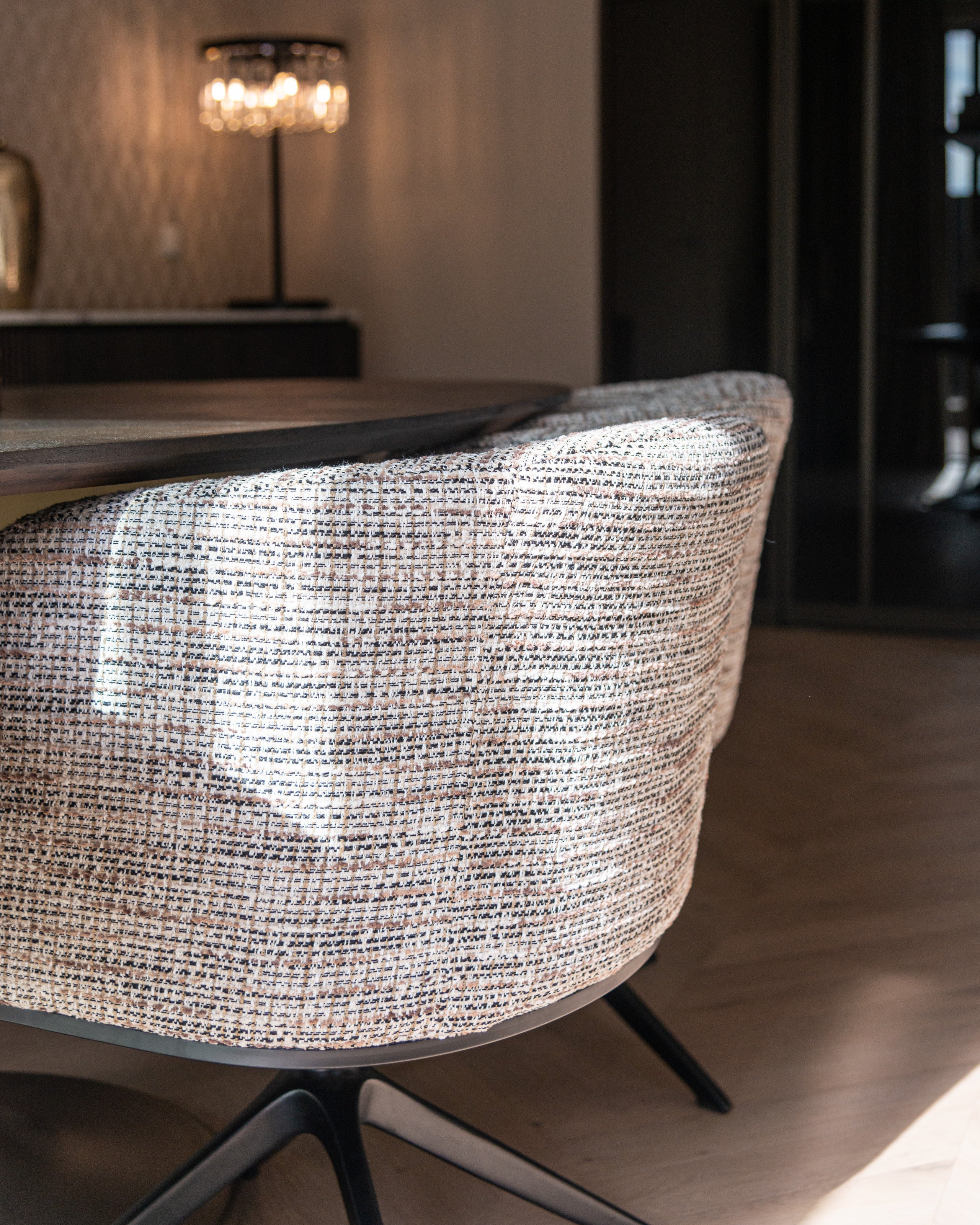 Dining chair Cheyenne trendy nature swivel