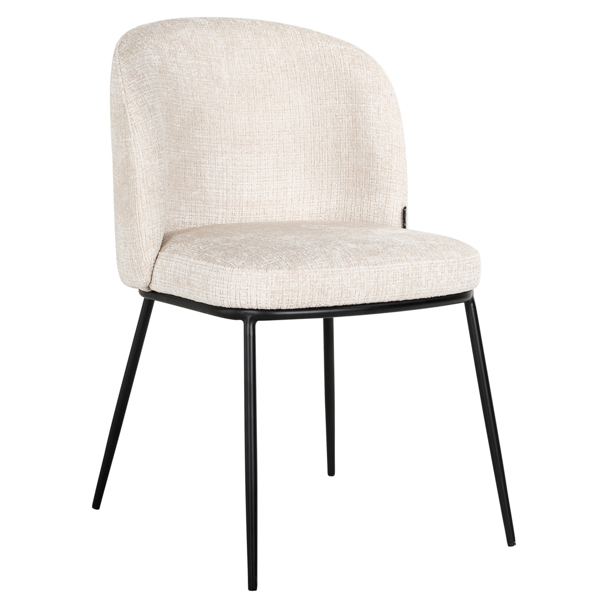 Dining chair Elvi niagara beige fire retardant (Set of 2)