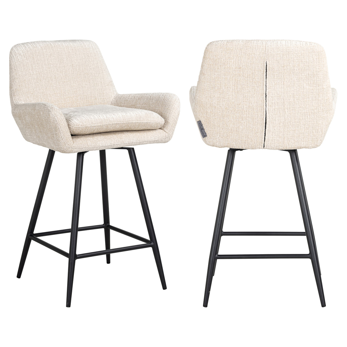 Counter stool Linsey niagara beige (Set of 2)