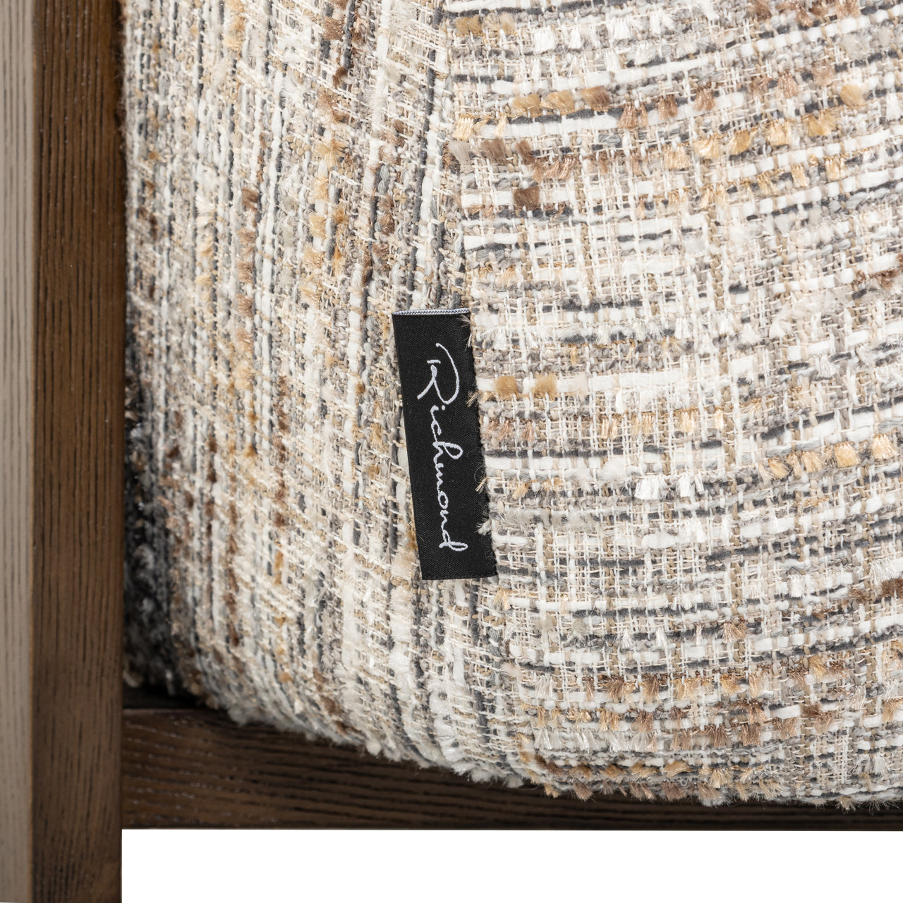 Lounge chair Arabella greige coco