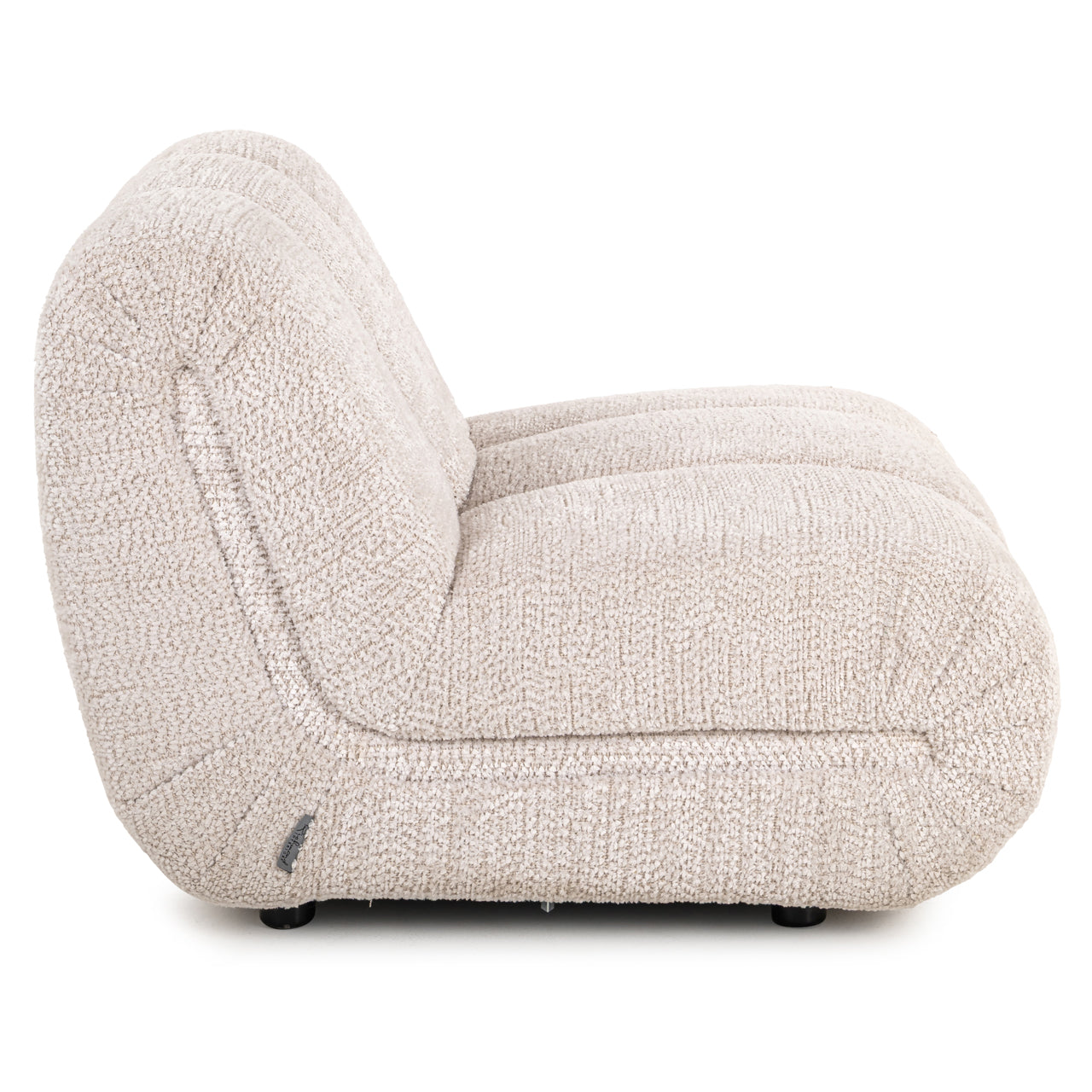 Lounge chair Kyli lovely cream
