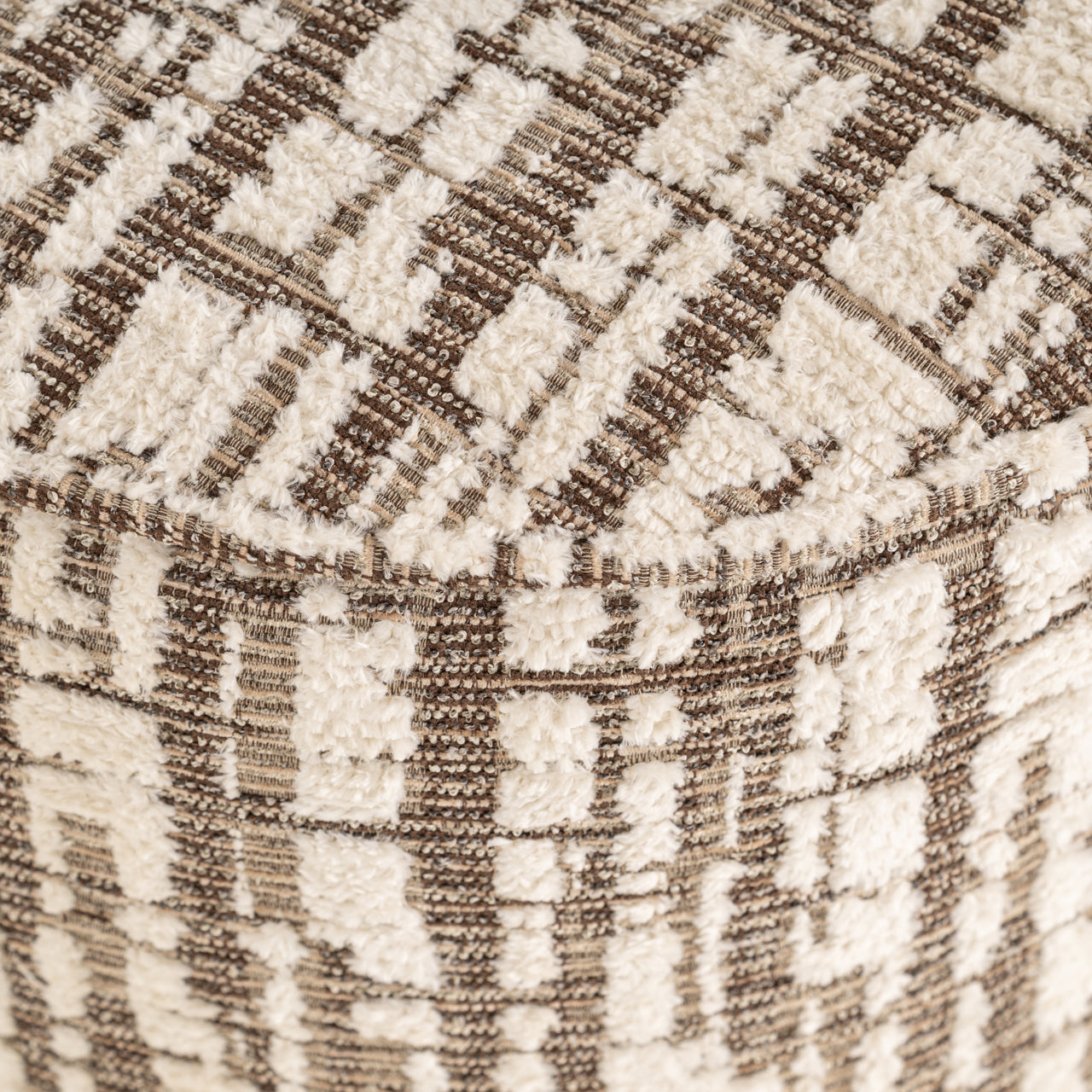 Pouffe & Footstool Lexie cream 45Ø