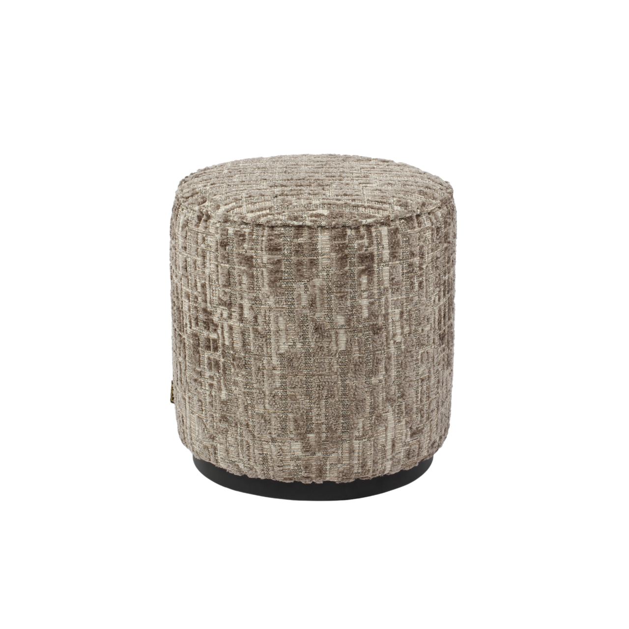 Pouffe & Footstool Lexie greige 45Ø