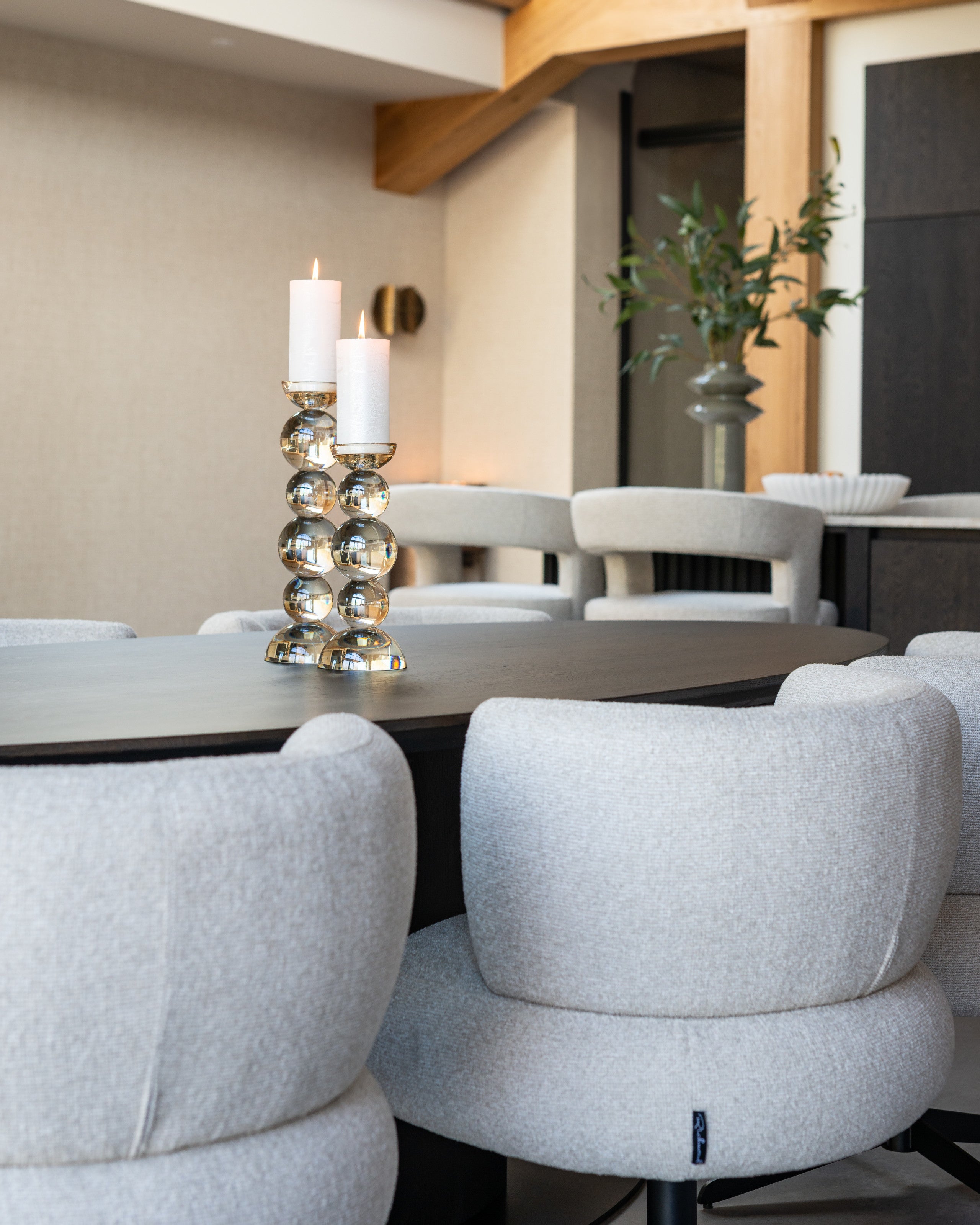 Dining chair Alexis biscotti swivel