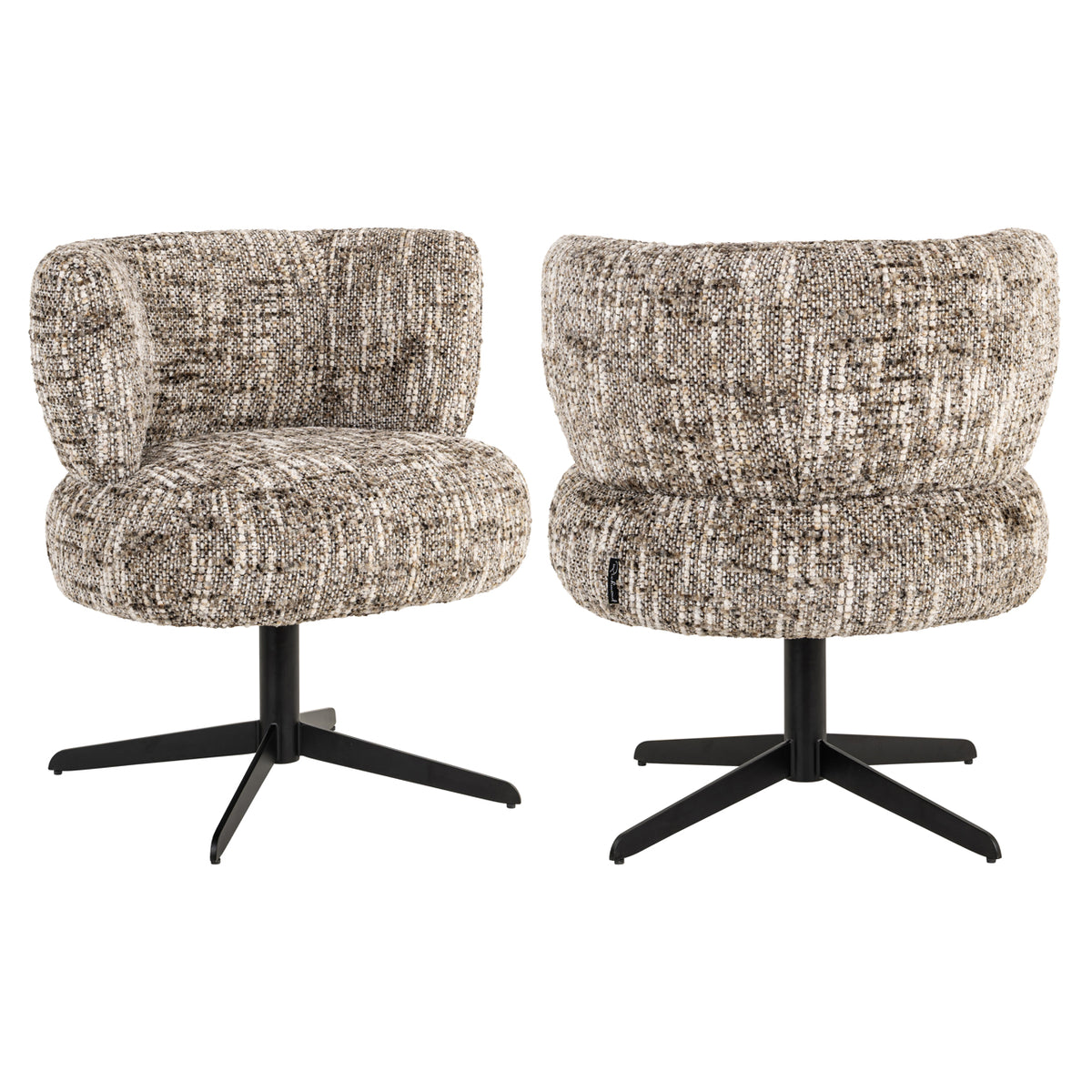 Dining chair Alexis brown omara swivel