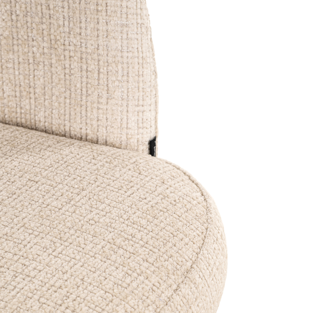 Bar stool Nikki niagara beige swivel fire retardant