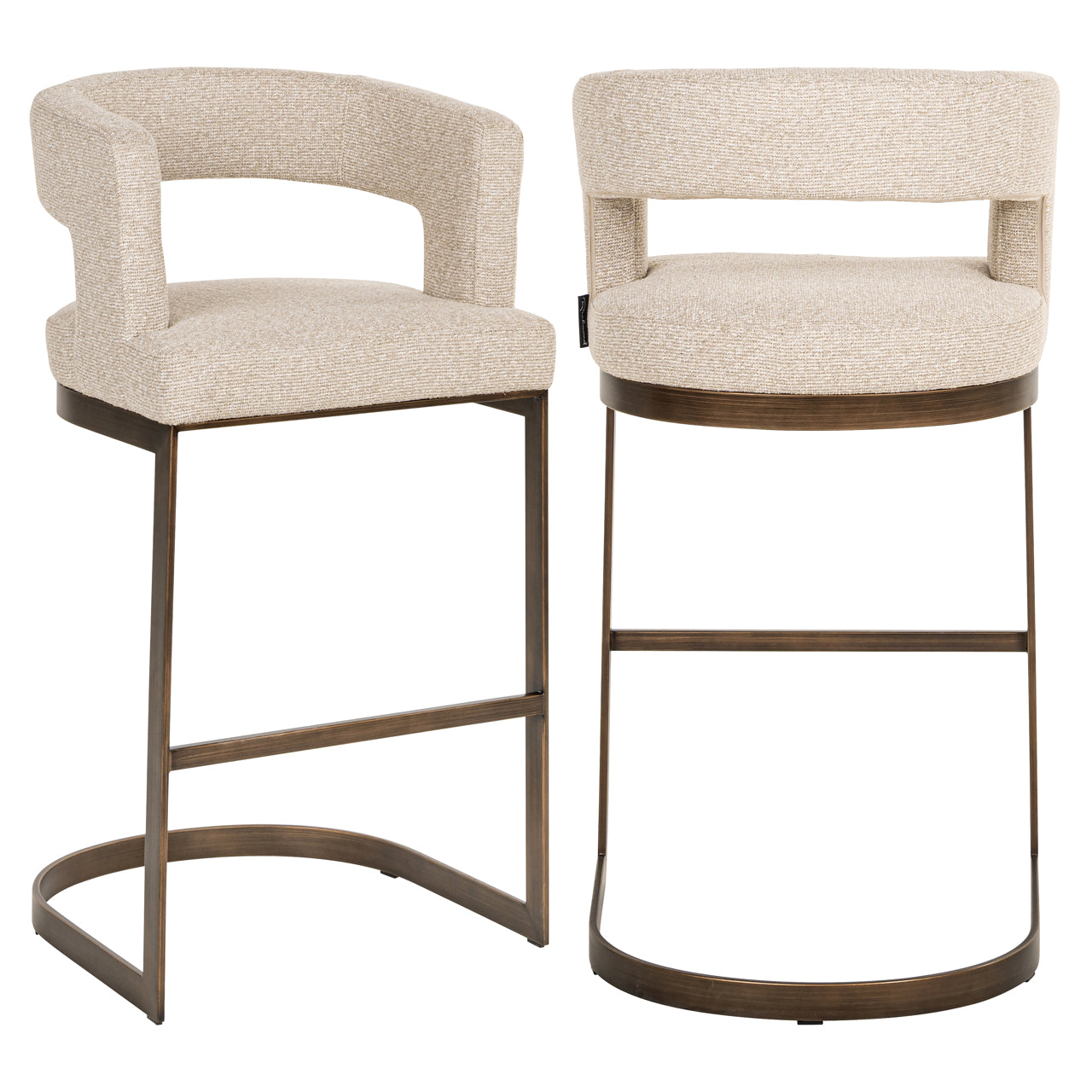 Bar stool Ellis biscotti