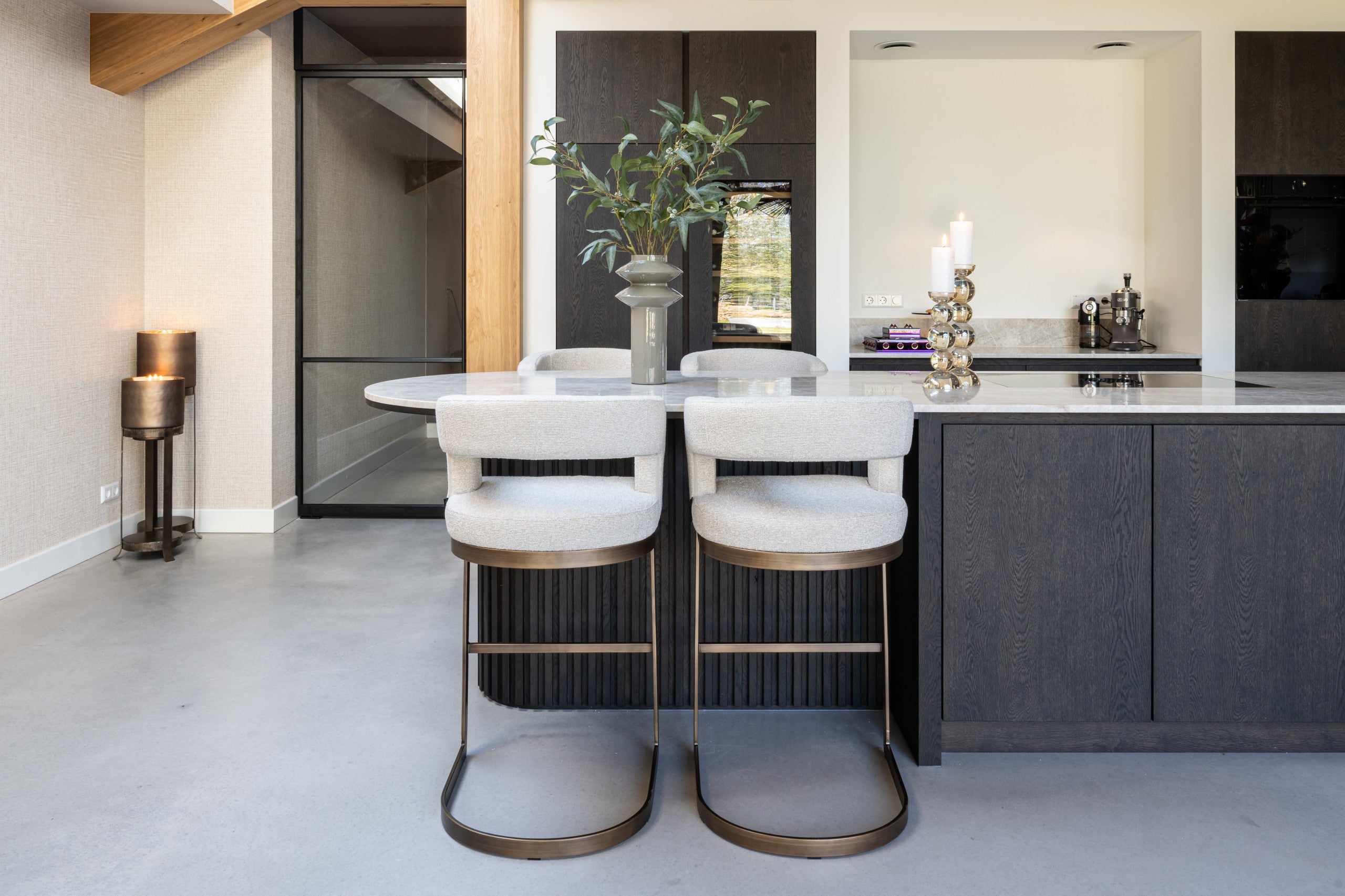 Bar stool Ellis biscotti