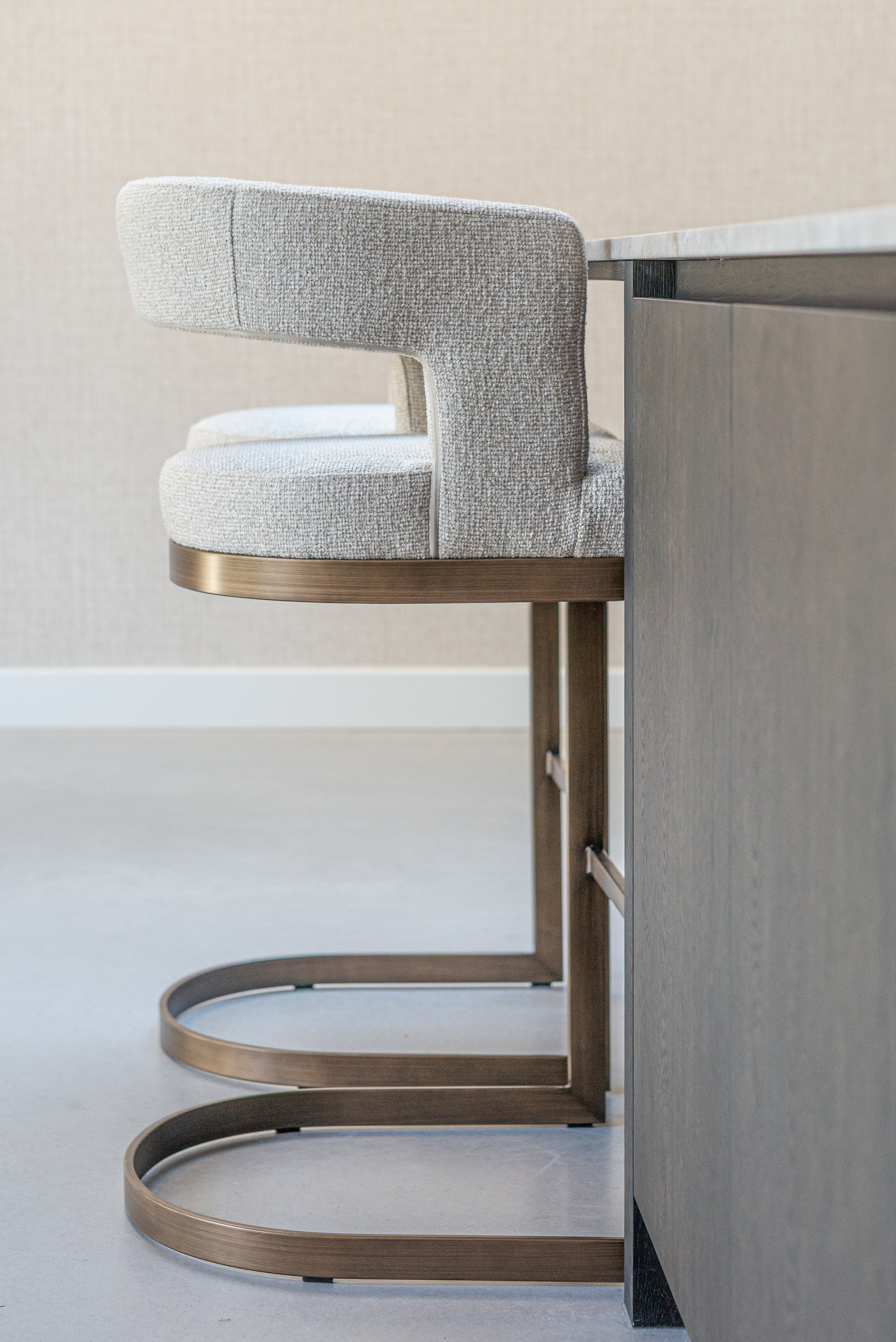 Bar stool Ellis biscotti