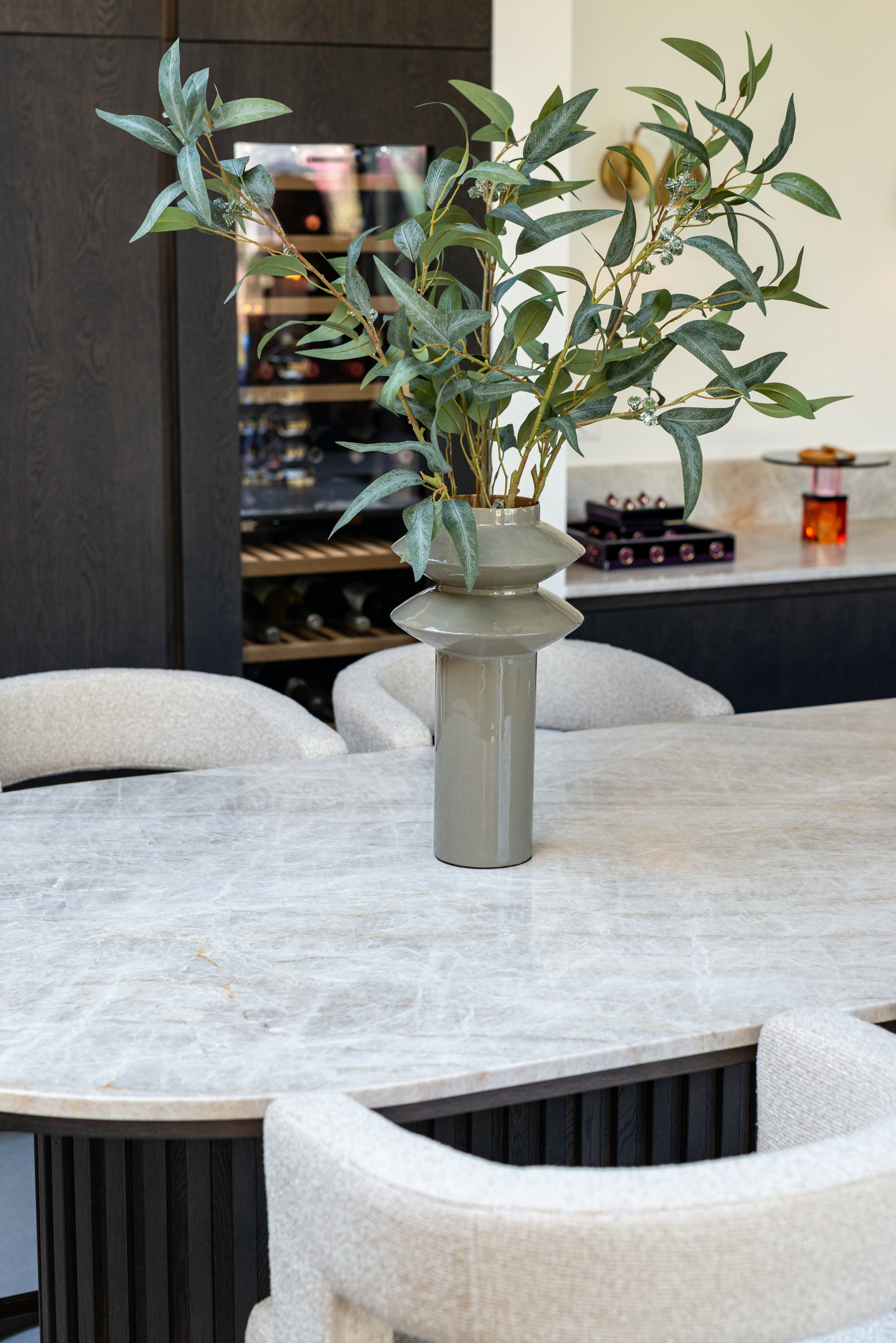 Vase Flora olive