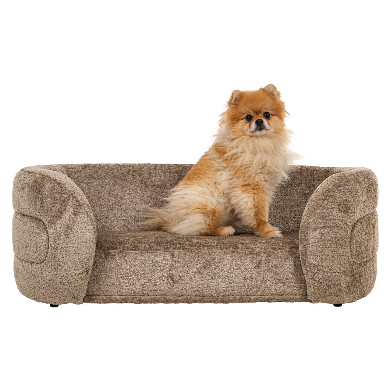 Pet bed Bingo taupe chenille
