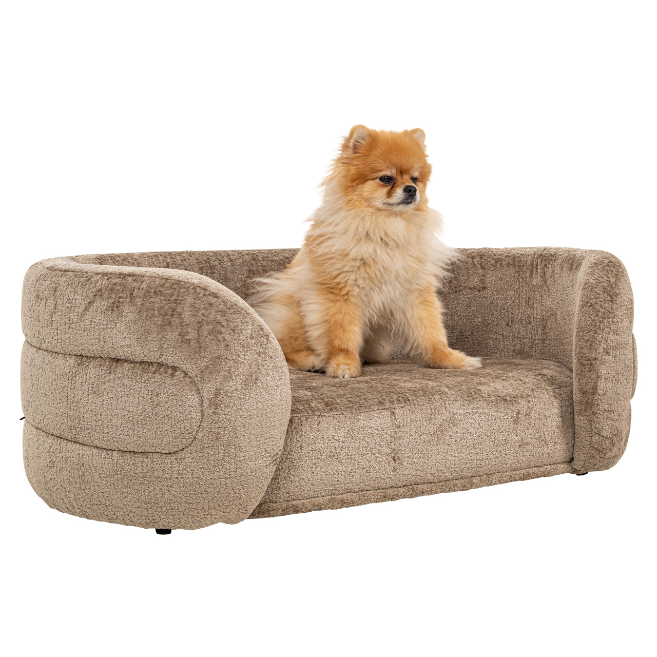 Pet bed Bingo taupe chenille