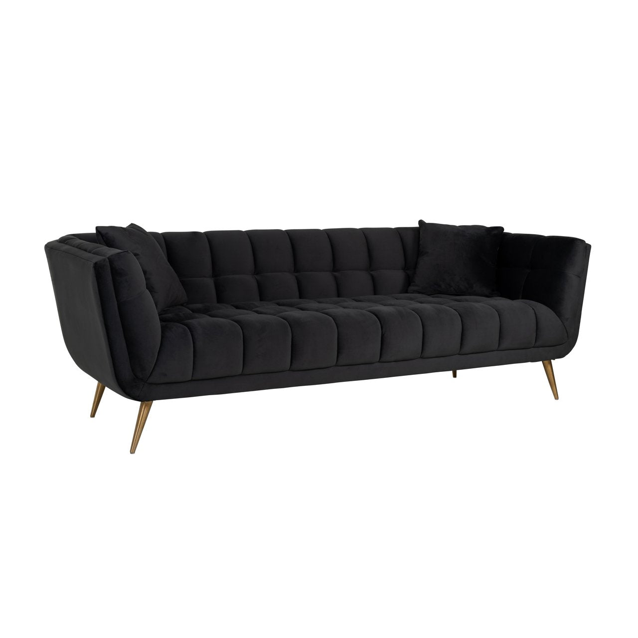 Sofa Huxley anthracite velvet