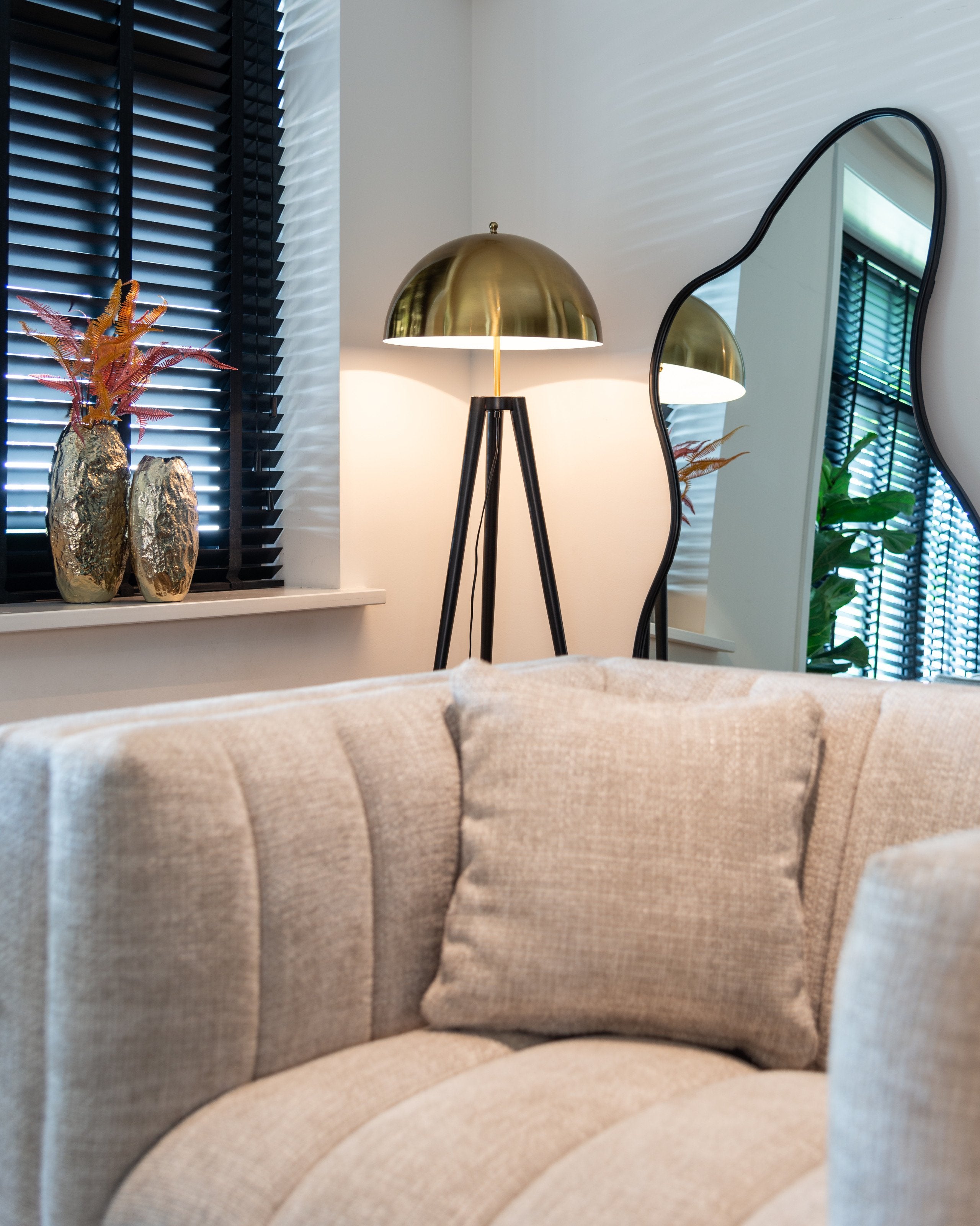 Mirror Alton brushed gold