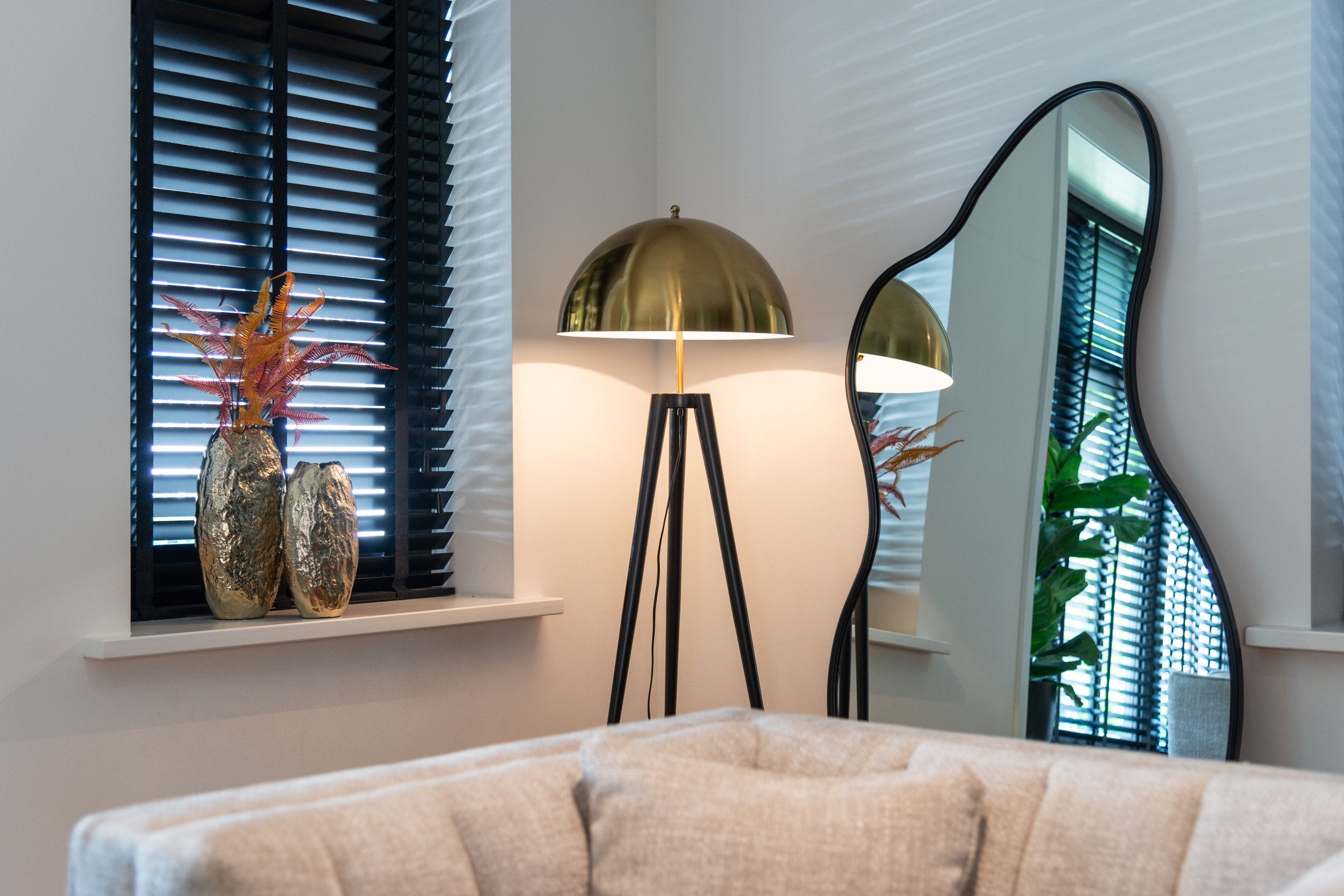 Mirror Alton brushed gold