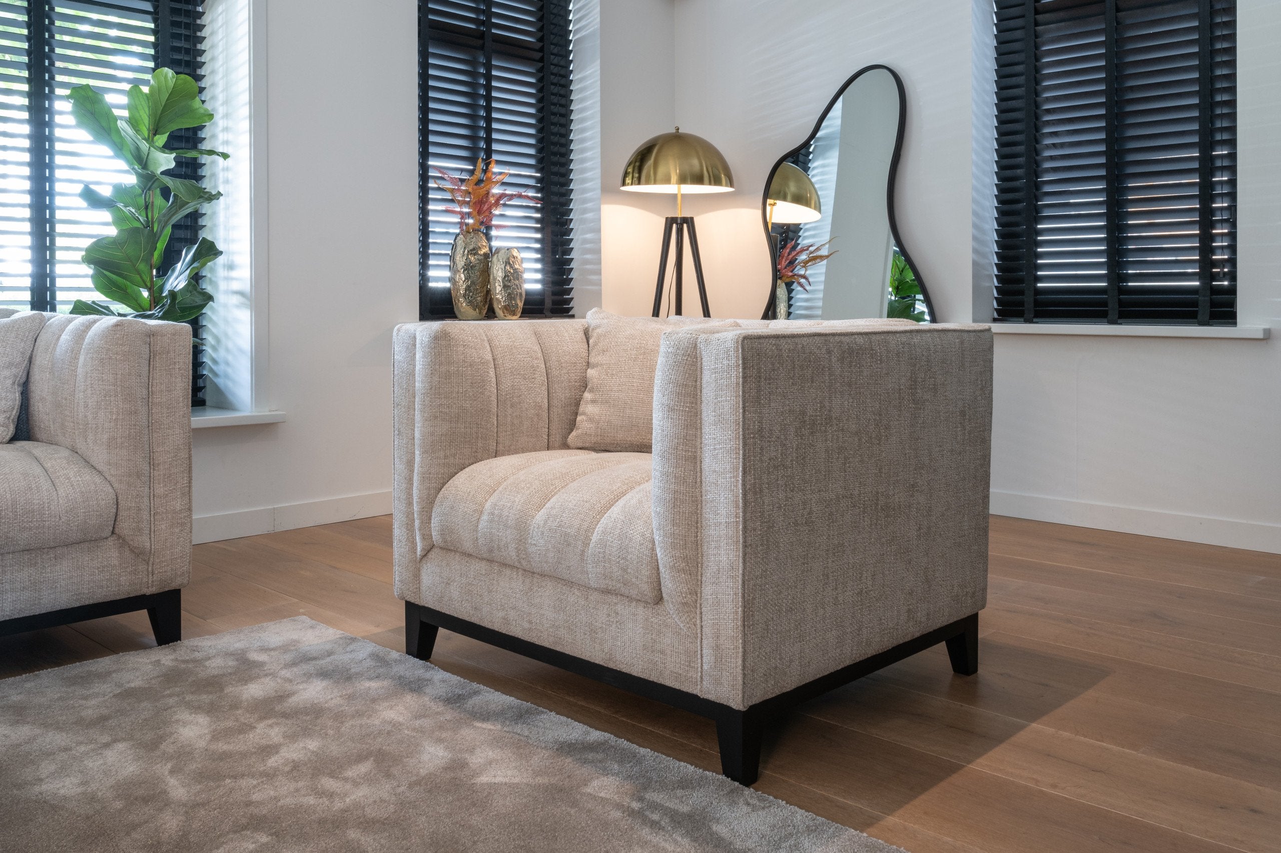 Mirror Alton brushed gold