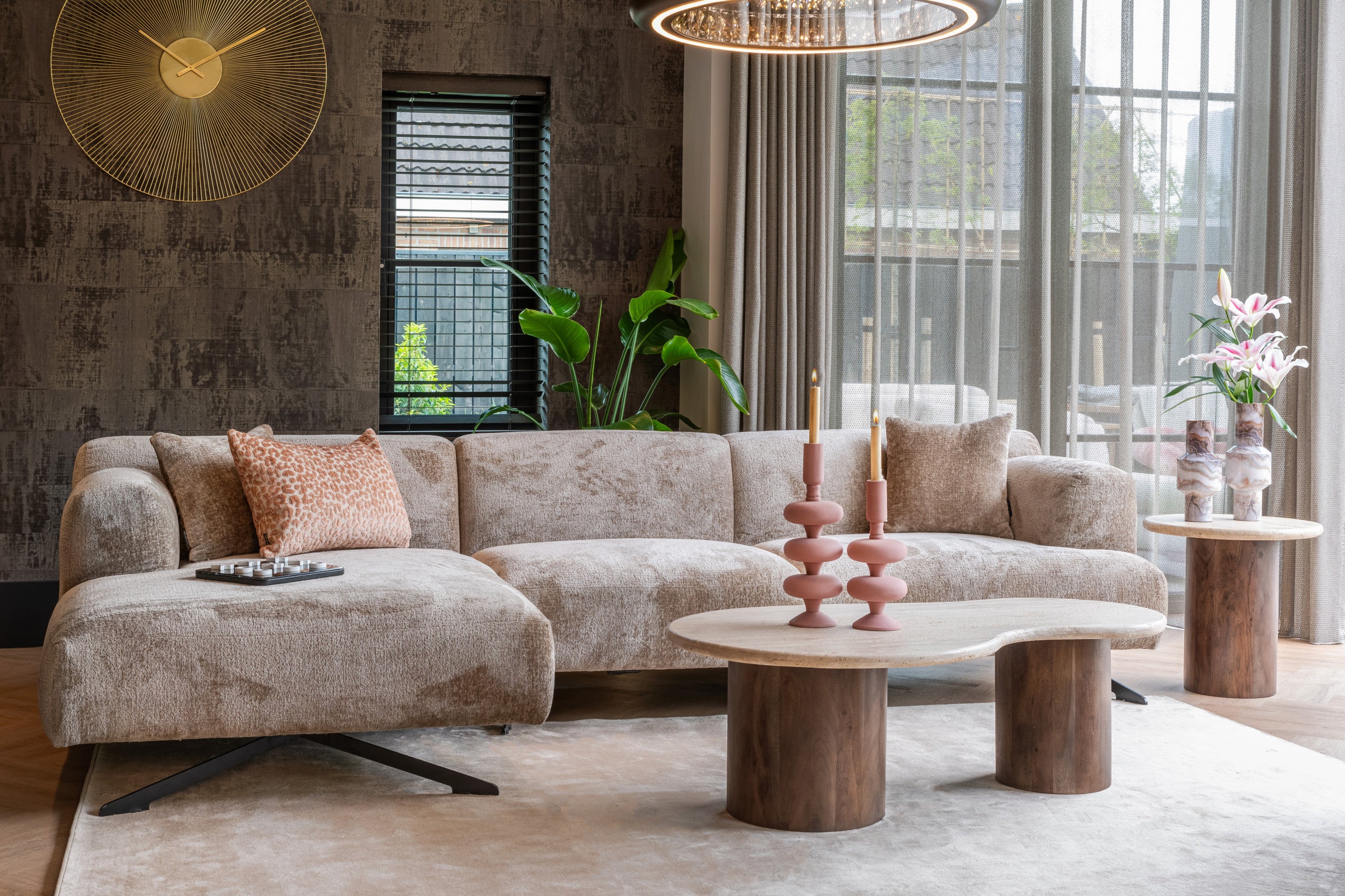 End table Douglas brown 50Ø