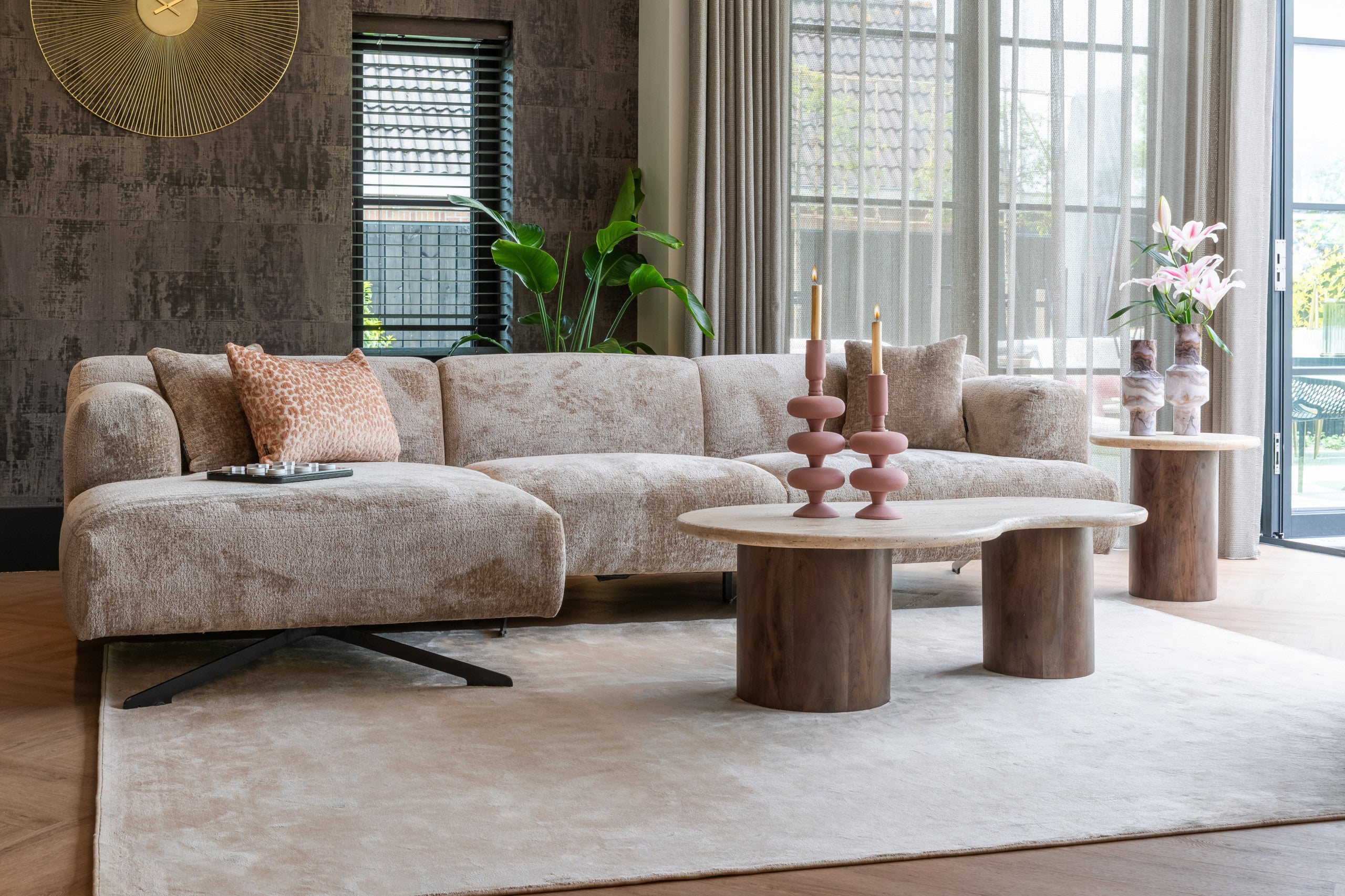 End table Douglas brown 50Ø