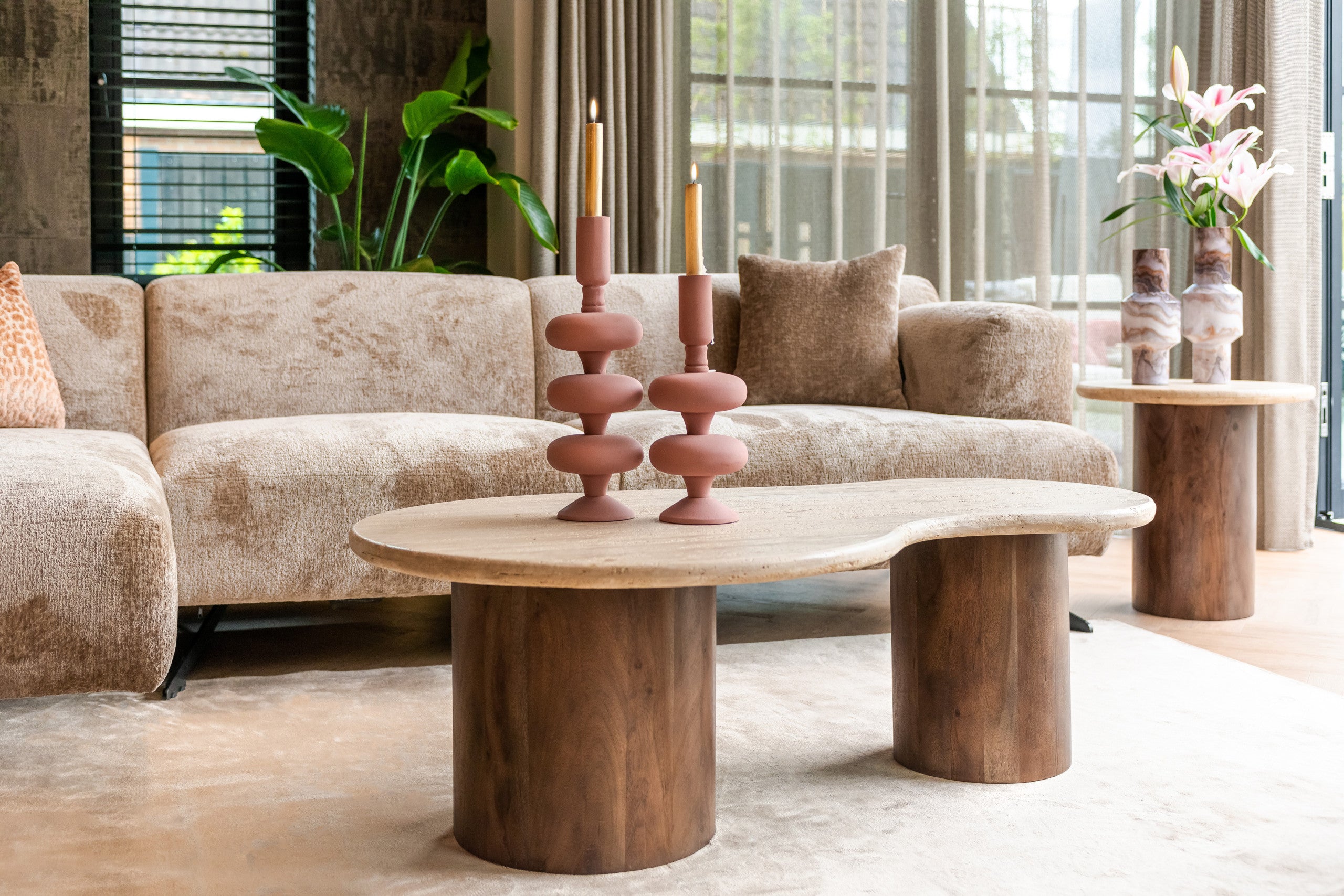 End table Douglas brown 50Ø