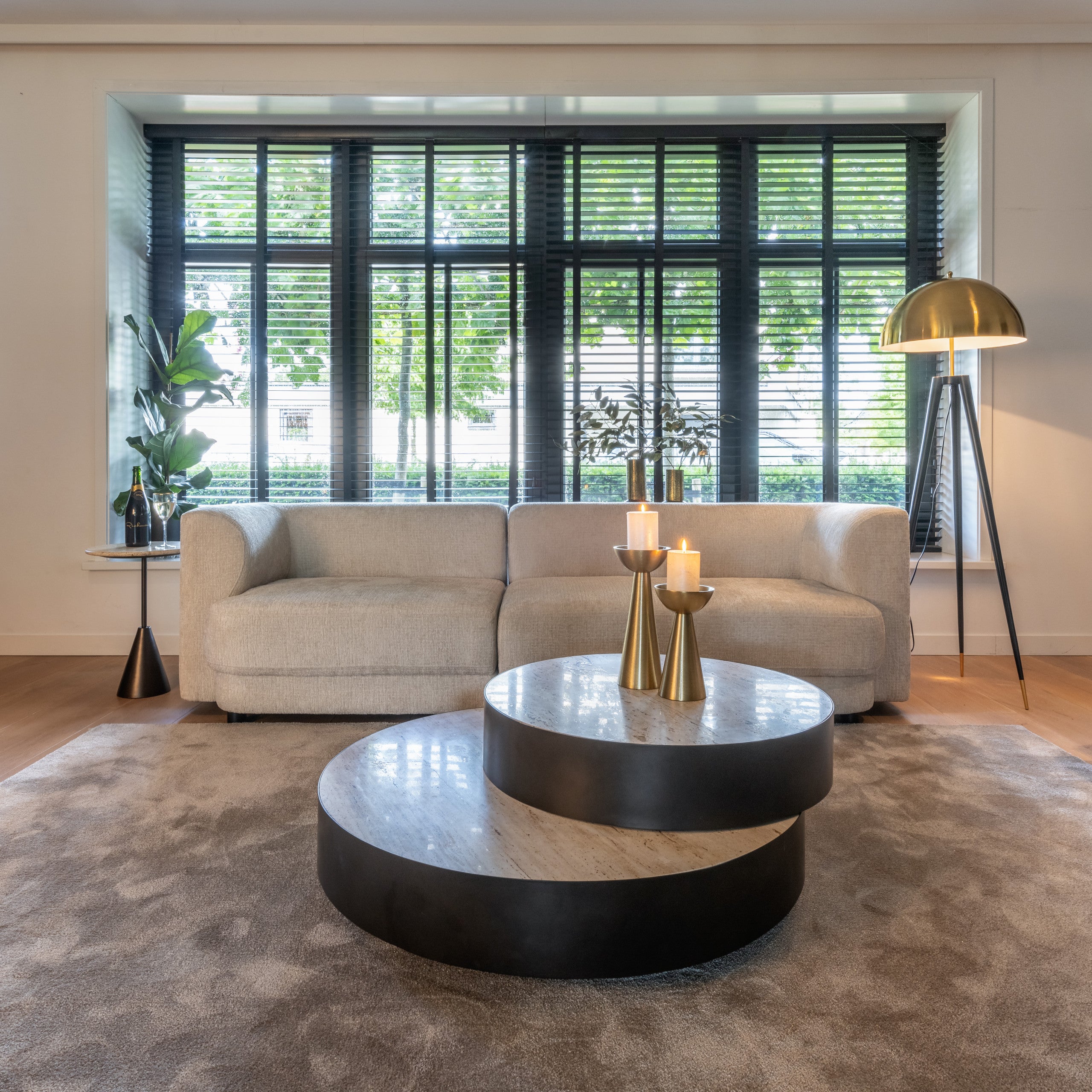 End table Avalon bronze