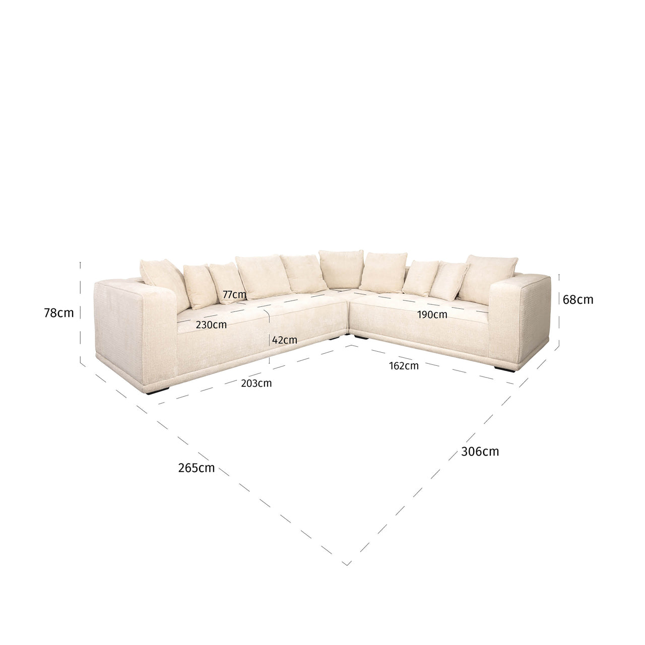 Sofa Lusso niagara beige