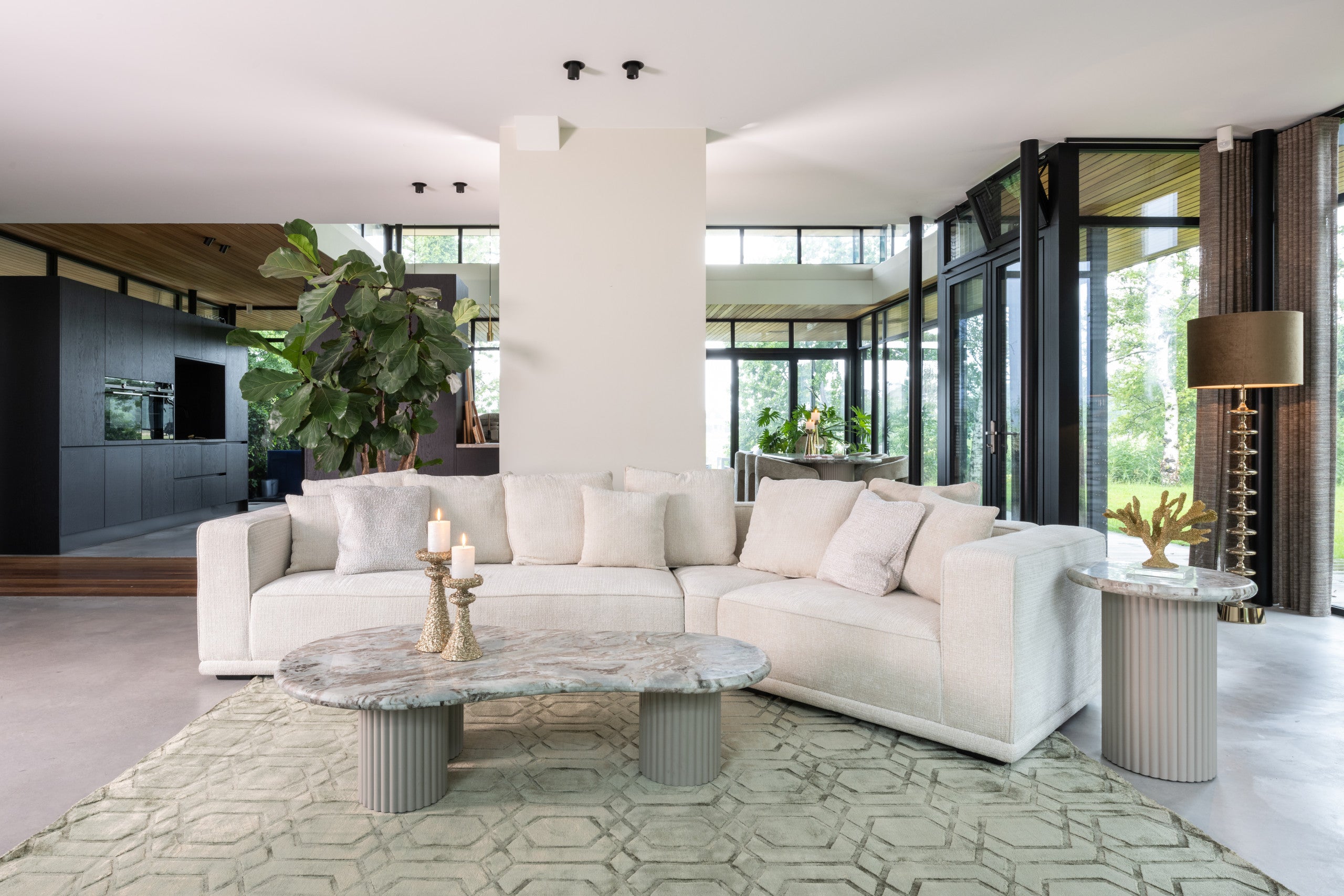 Coffee table Coronel Blush beige