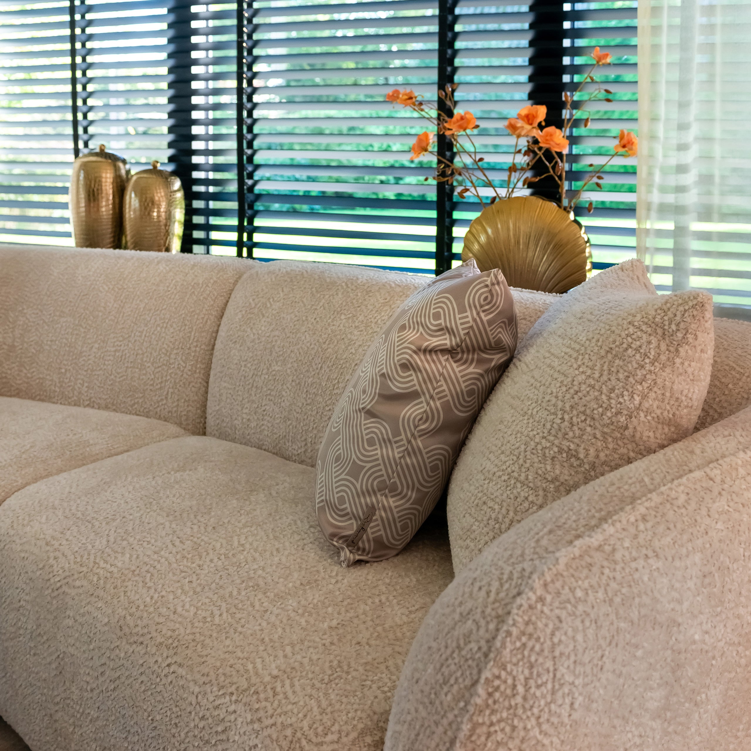 Sofa Armand natural blockweave